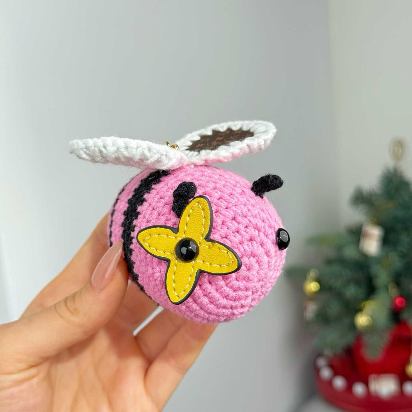 Louis Vuitton Bee LV Crochet Bag Charm   M02585 - DopestKickz