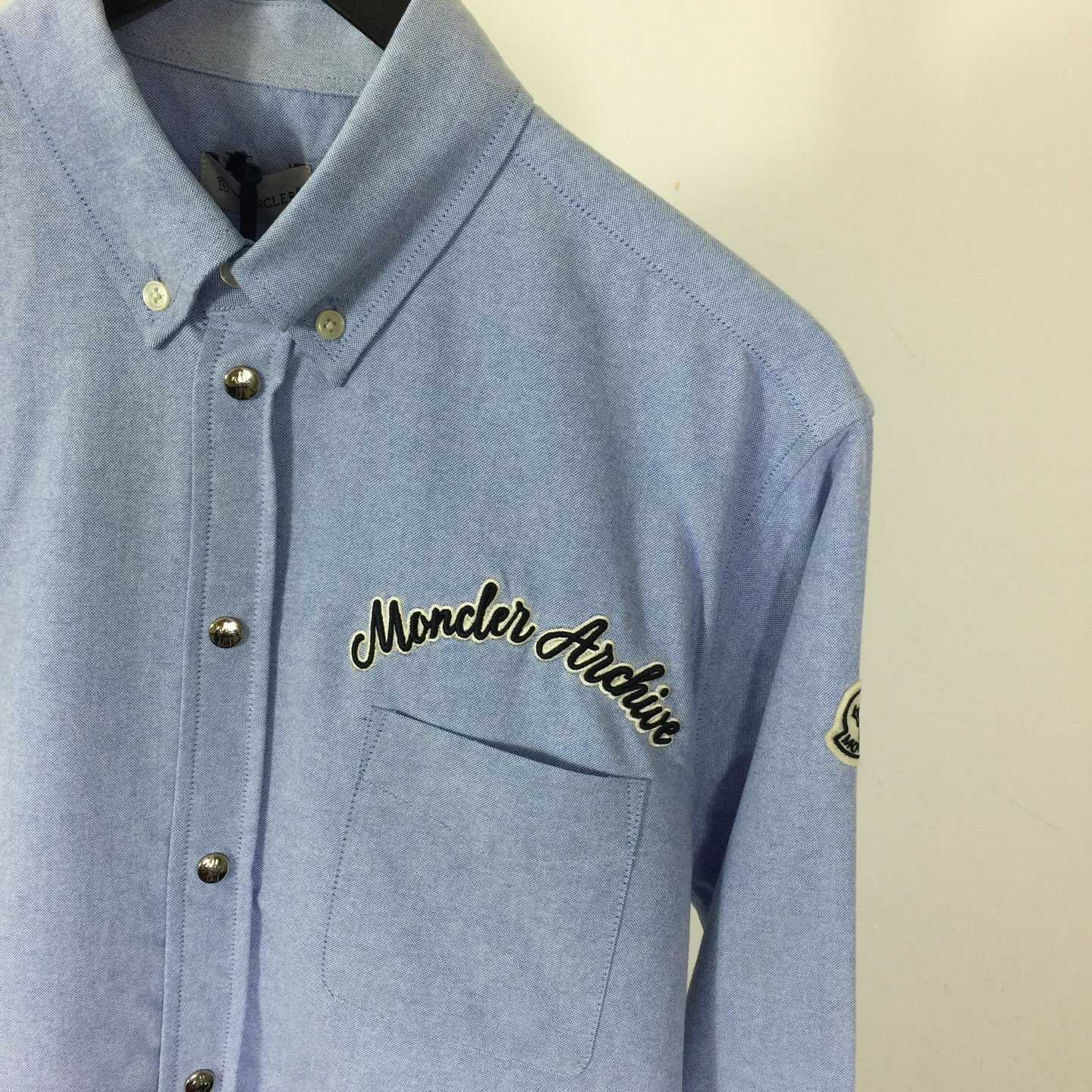 Moncler Logo-embroidered Shirt - DopestKickz