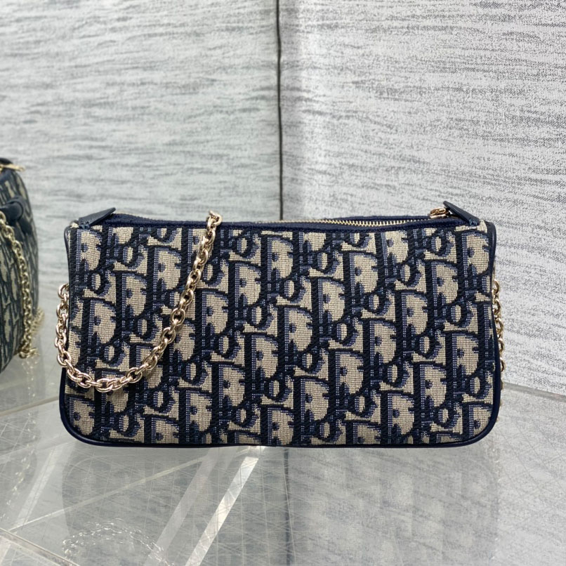 Dior Oblique Bow Pouch with Chain - DopestKickz
