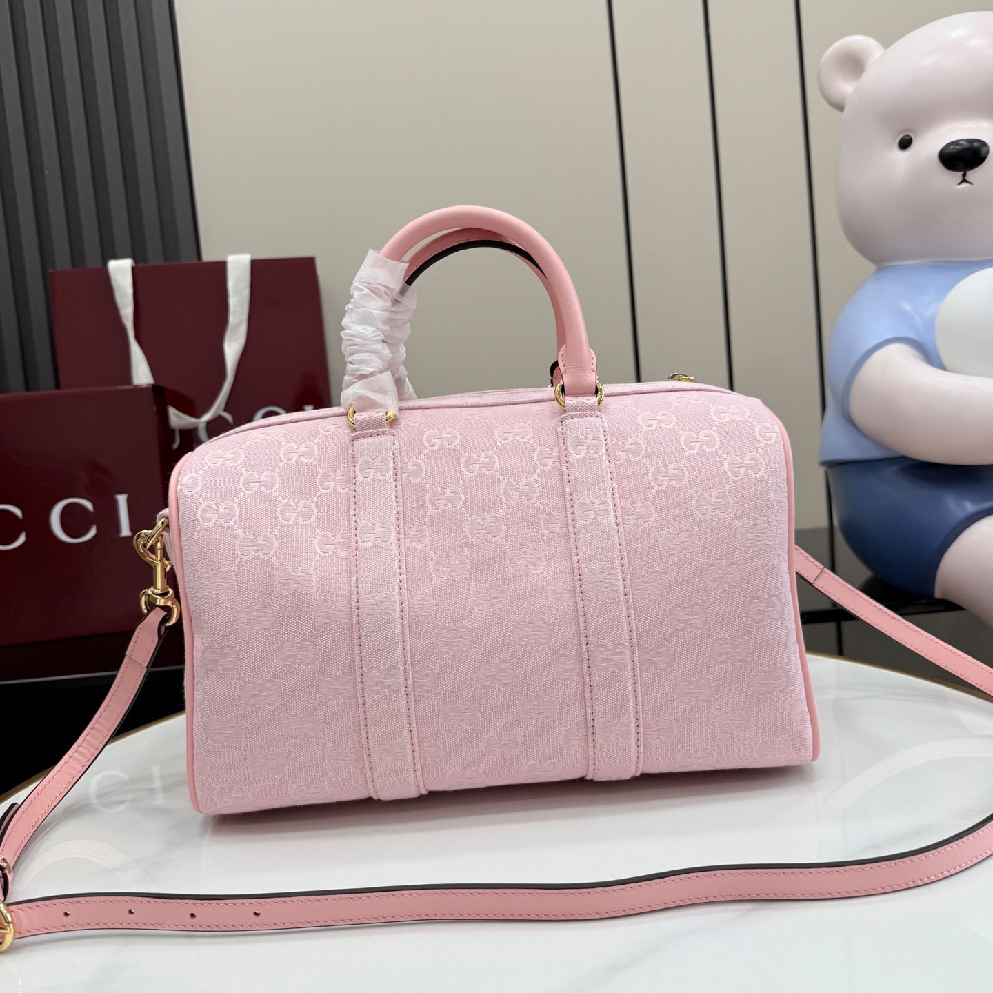 Gucci Ophidia Medium Boston Bag 857595 - DopestKickz