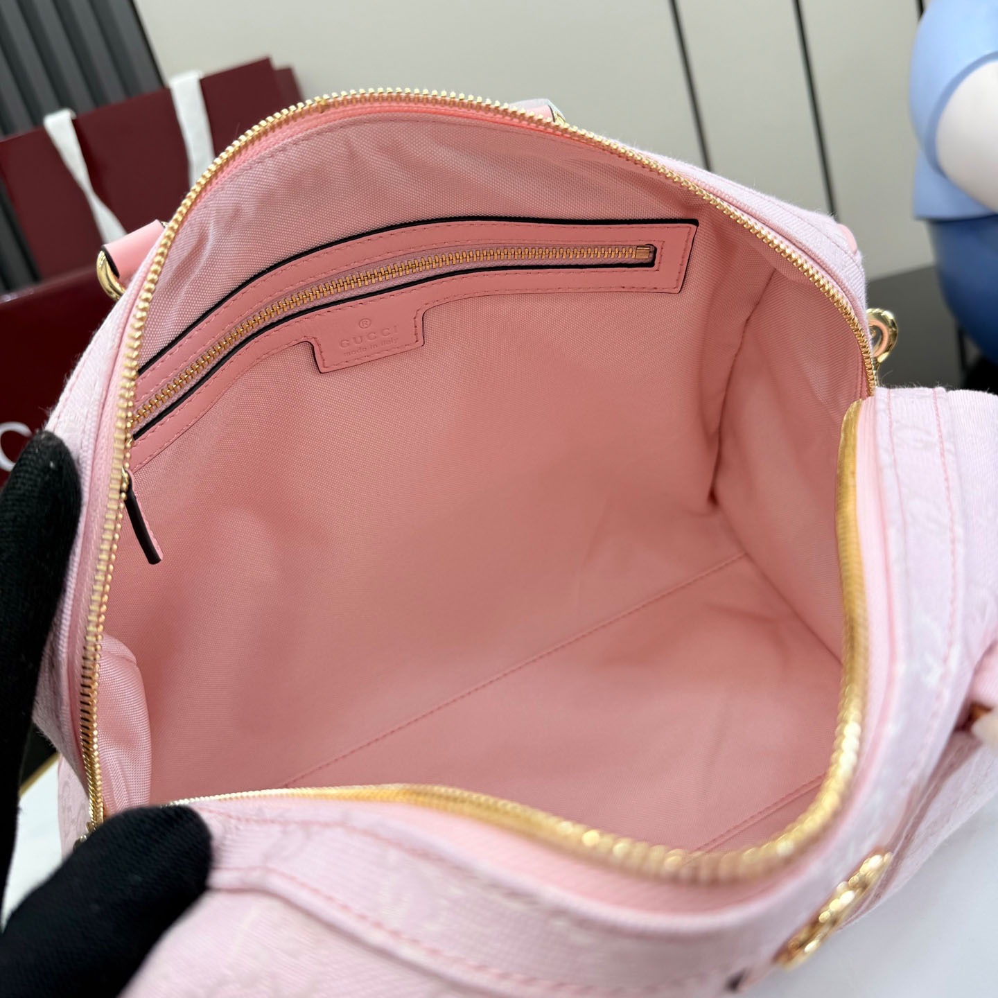 Gucci Ophidia Medium Boston Bag 857595 - DopestKickz