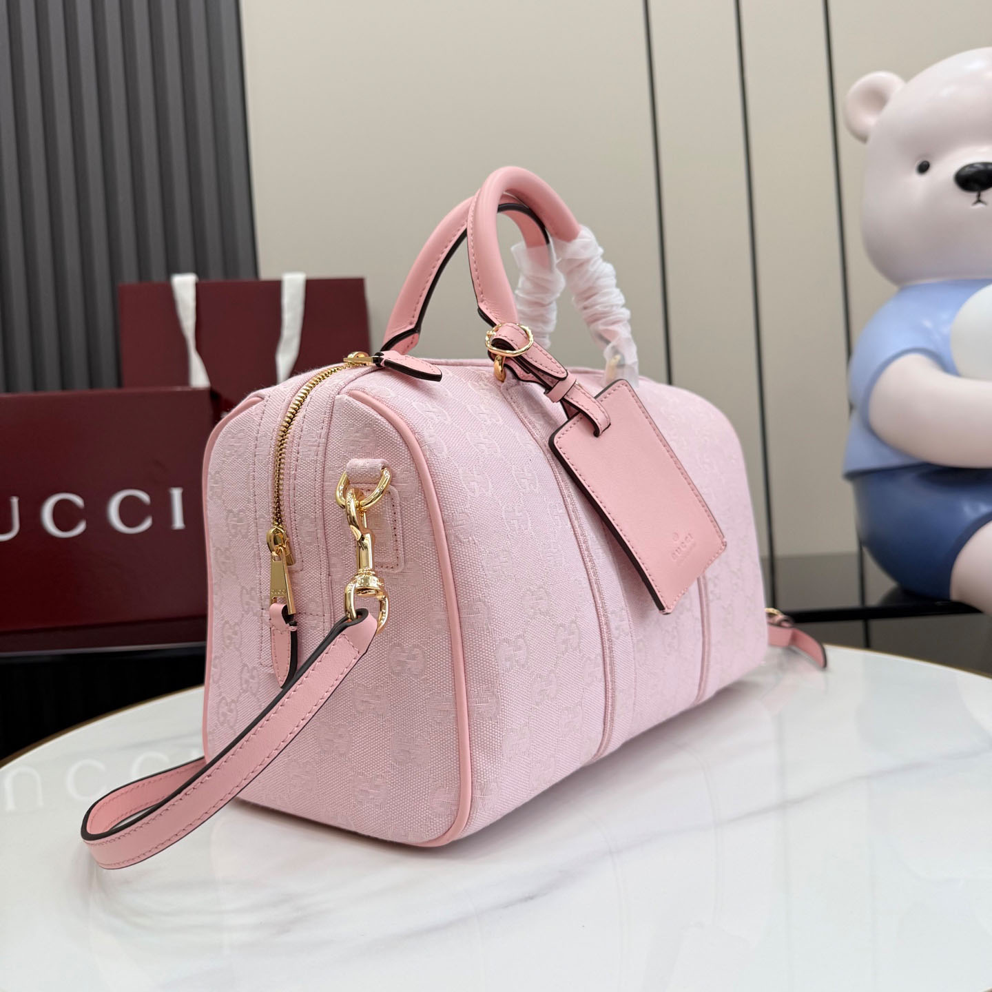 Gucci Ophidia Medium Boston Bag 857595 - DopestKickz