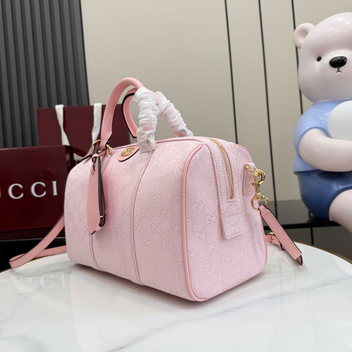 Gucci Ophidia Medium Boston Bag 857595 - DopestKickz