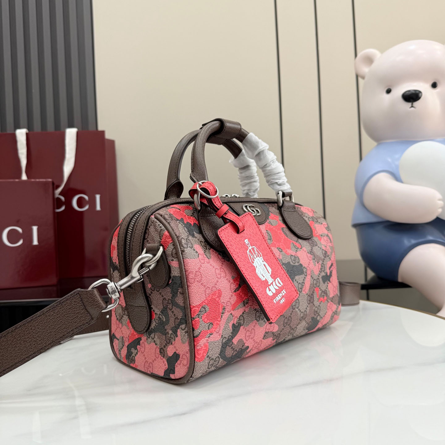 Gucci GG Small Duffle Bag 854860 - DopestKickz