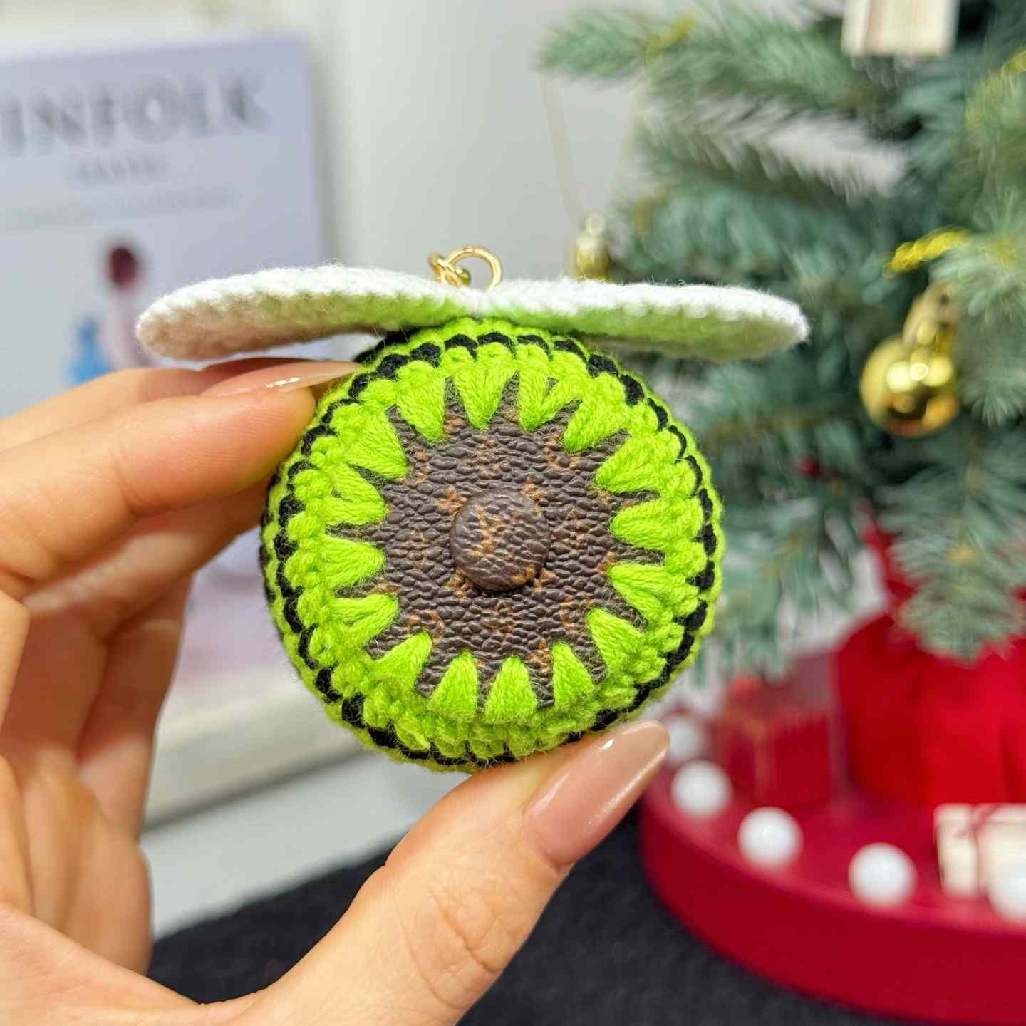 Louis Vuitton Bee LV Crochet Bag Charm   M02585 - DopestKickz