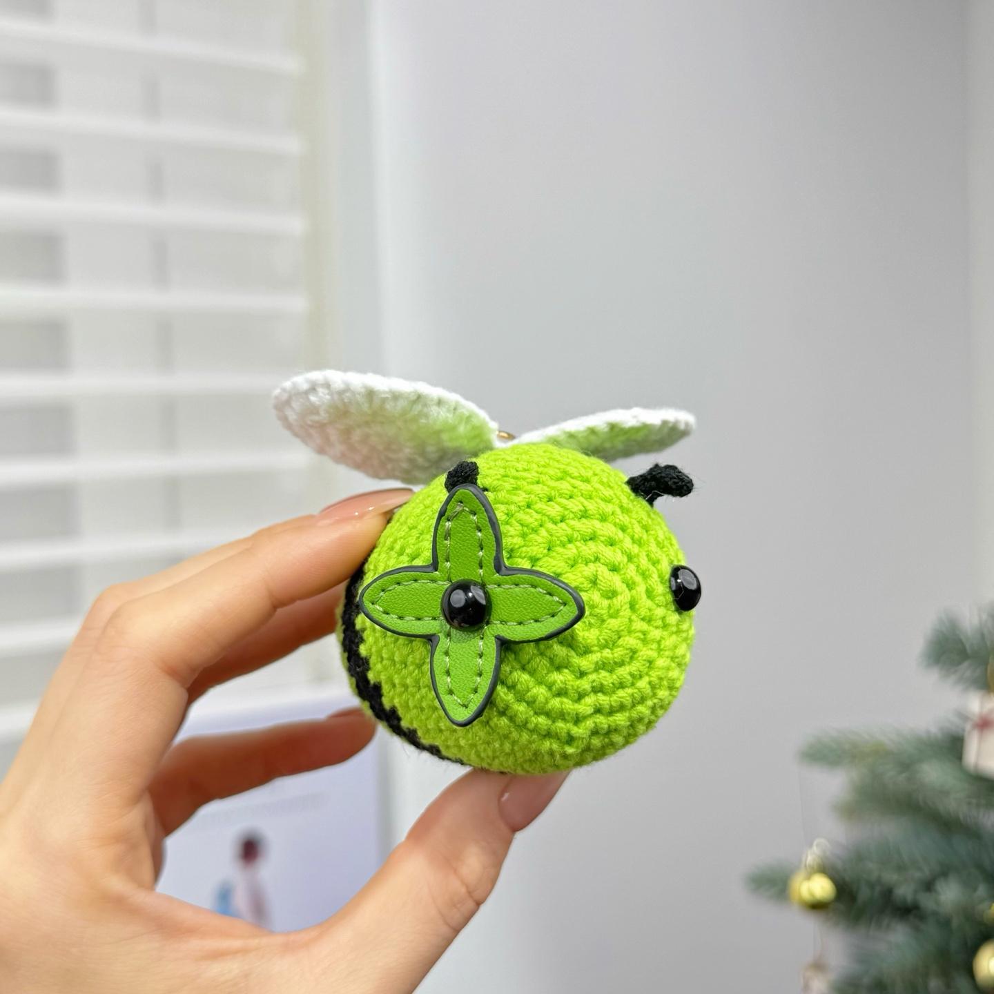 Louis Vuitton Bee LV Crochet Bag Charm   M02585 - DopestKickz