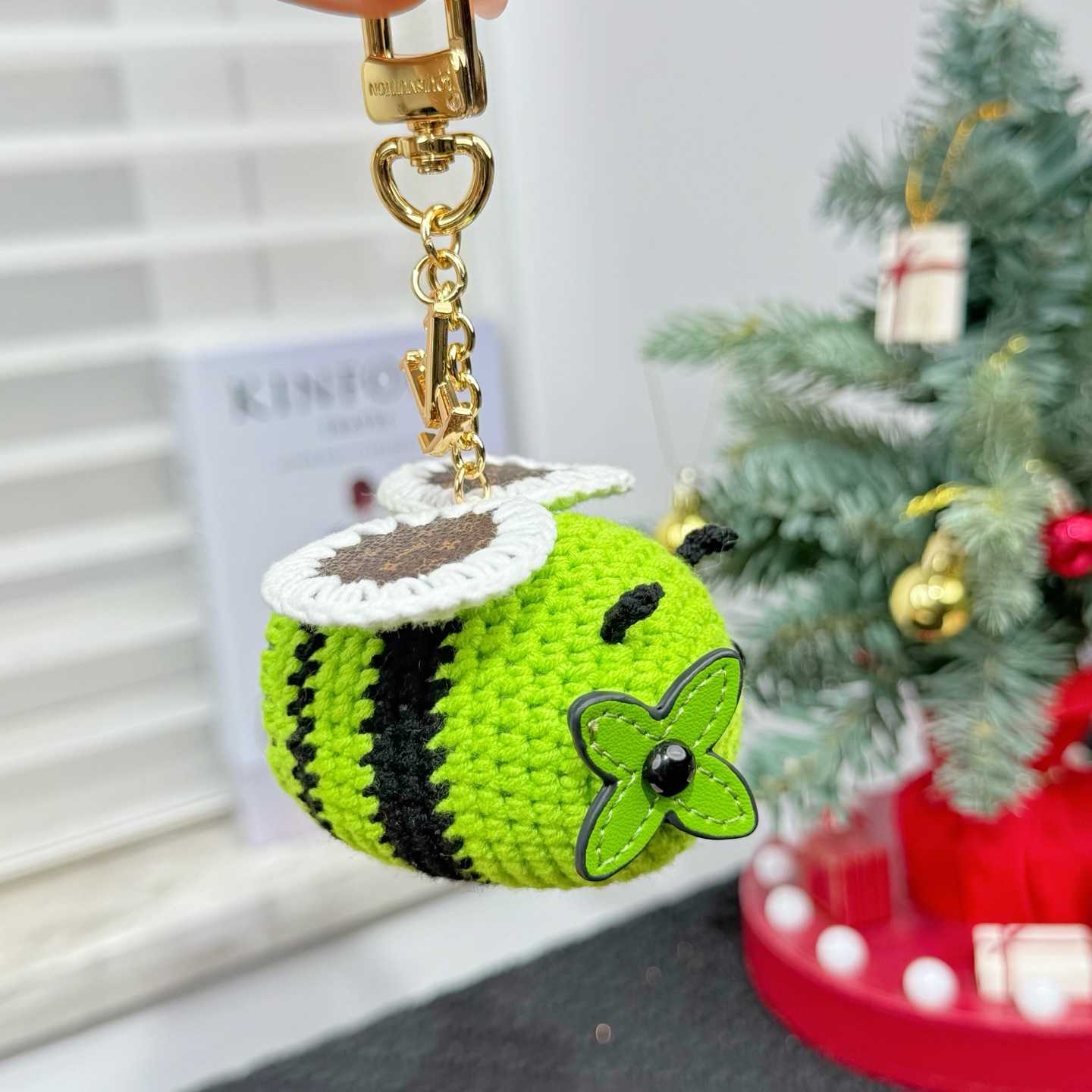 Louis Vuitton Bee LV Crochet Bag Charm   M02585 - DopestKickz