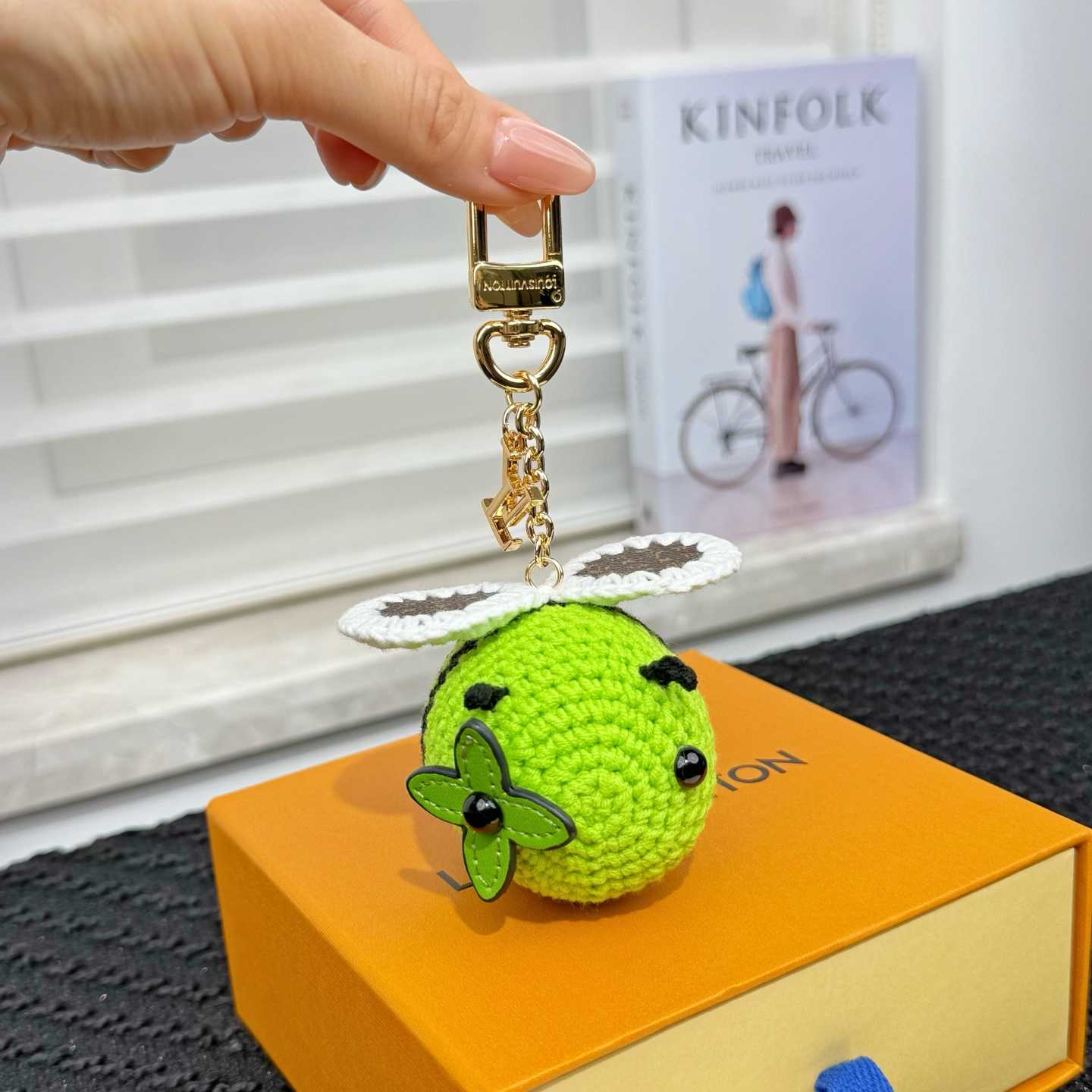Louis Vuitton Bee LV Crochet Bag Charm   M02585 - DopestKickz