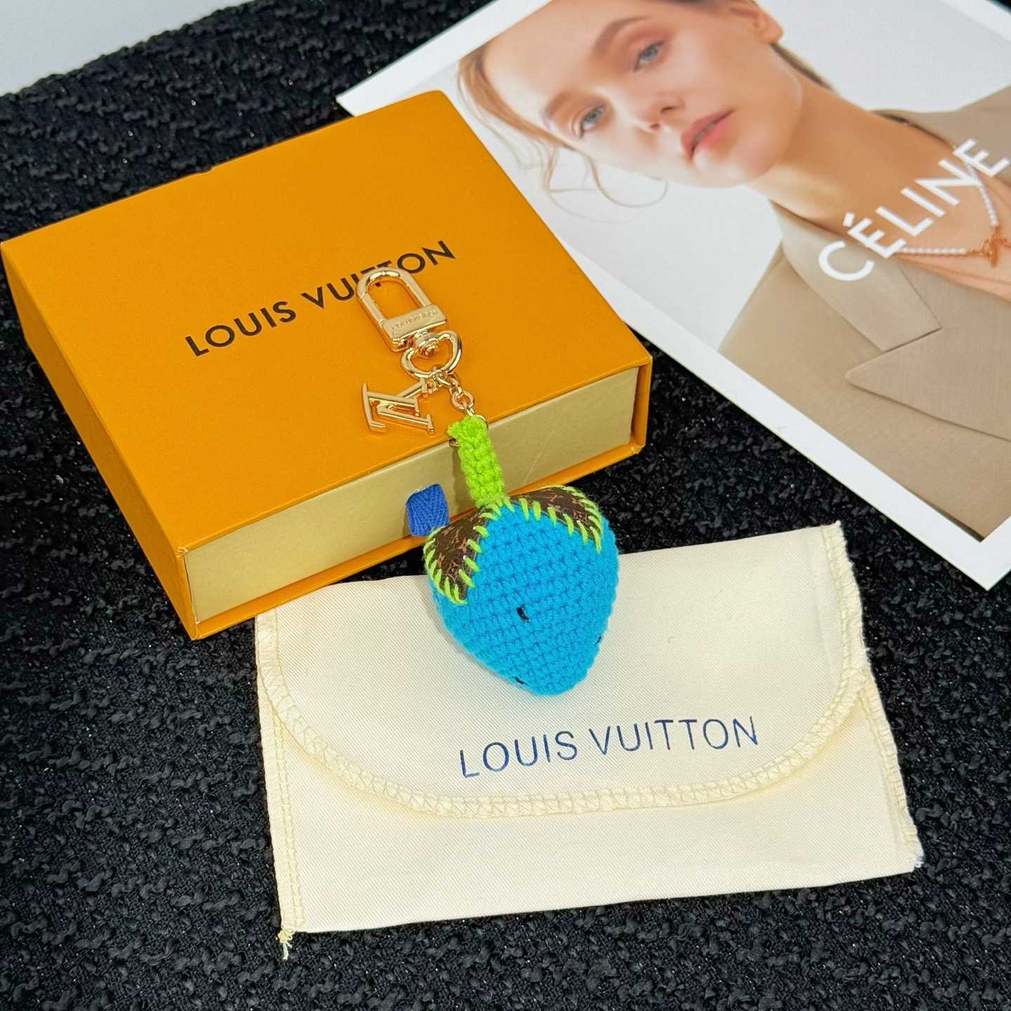 Louis Vuitton Berrylicious Crochet Bag Charm   M02583 - DopestKickz