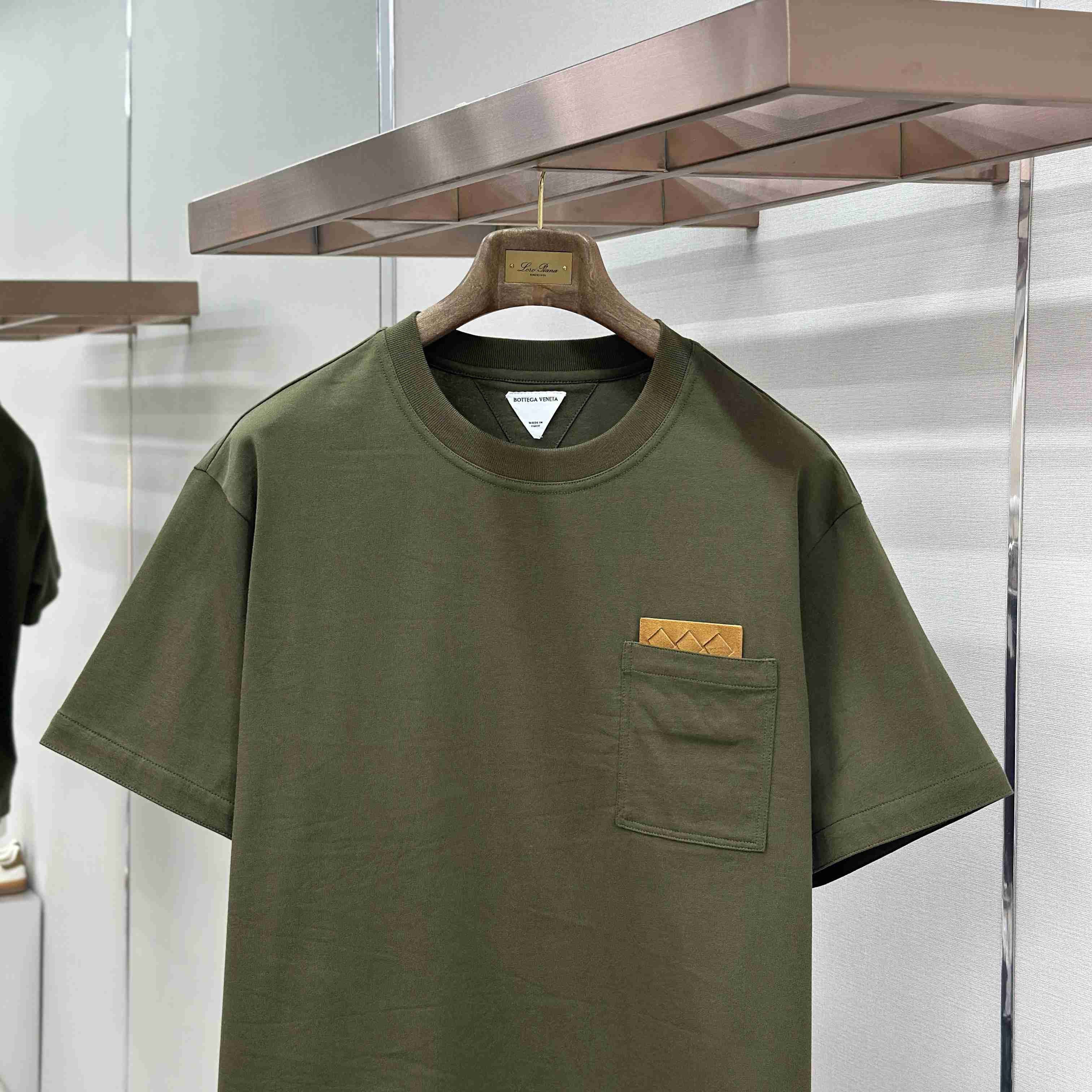 Bottega Veneta Pima Cotton Jersey T-Shirt - DopestKickz