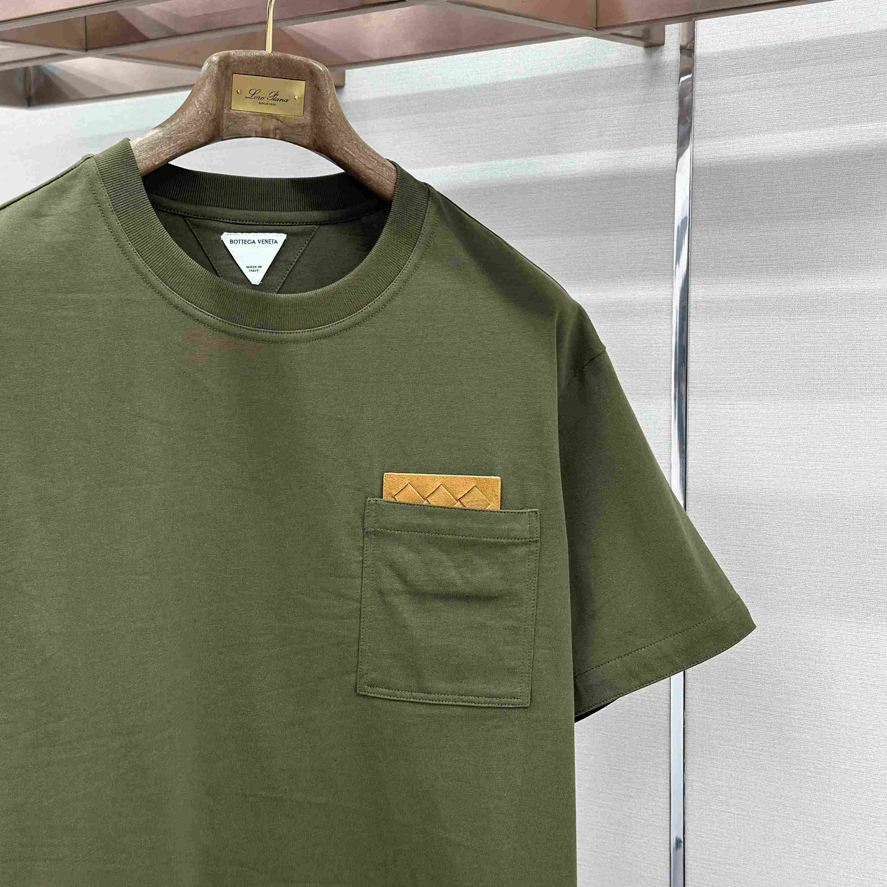 Bottega Veneta Pima Cotton Jersey T-Shirt - DopestKickz