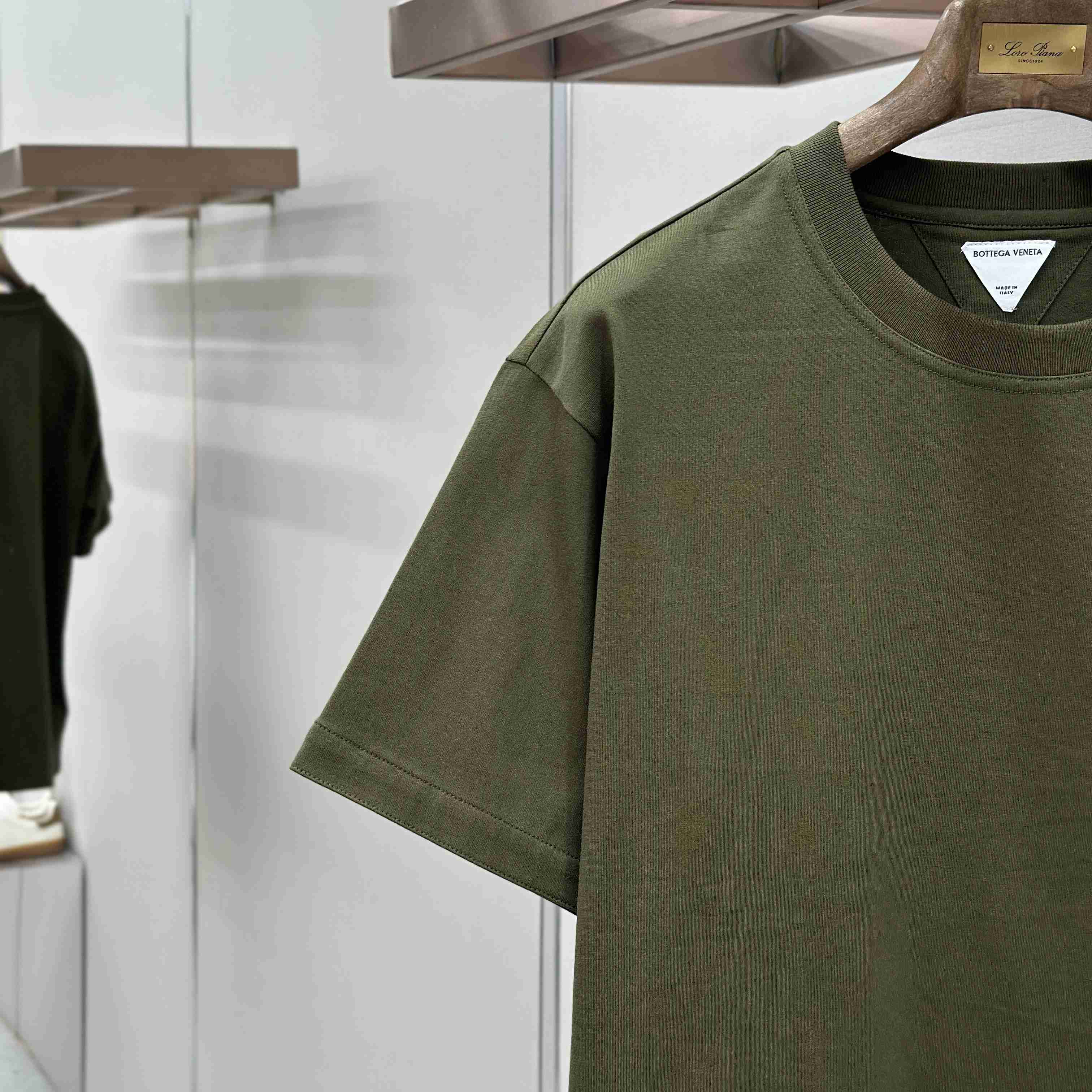 Bottega Veneta Pima Cotton Jersey T-Shirt - DopestKickz