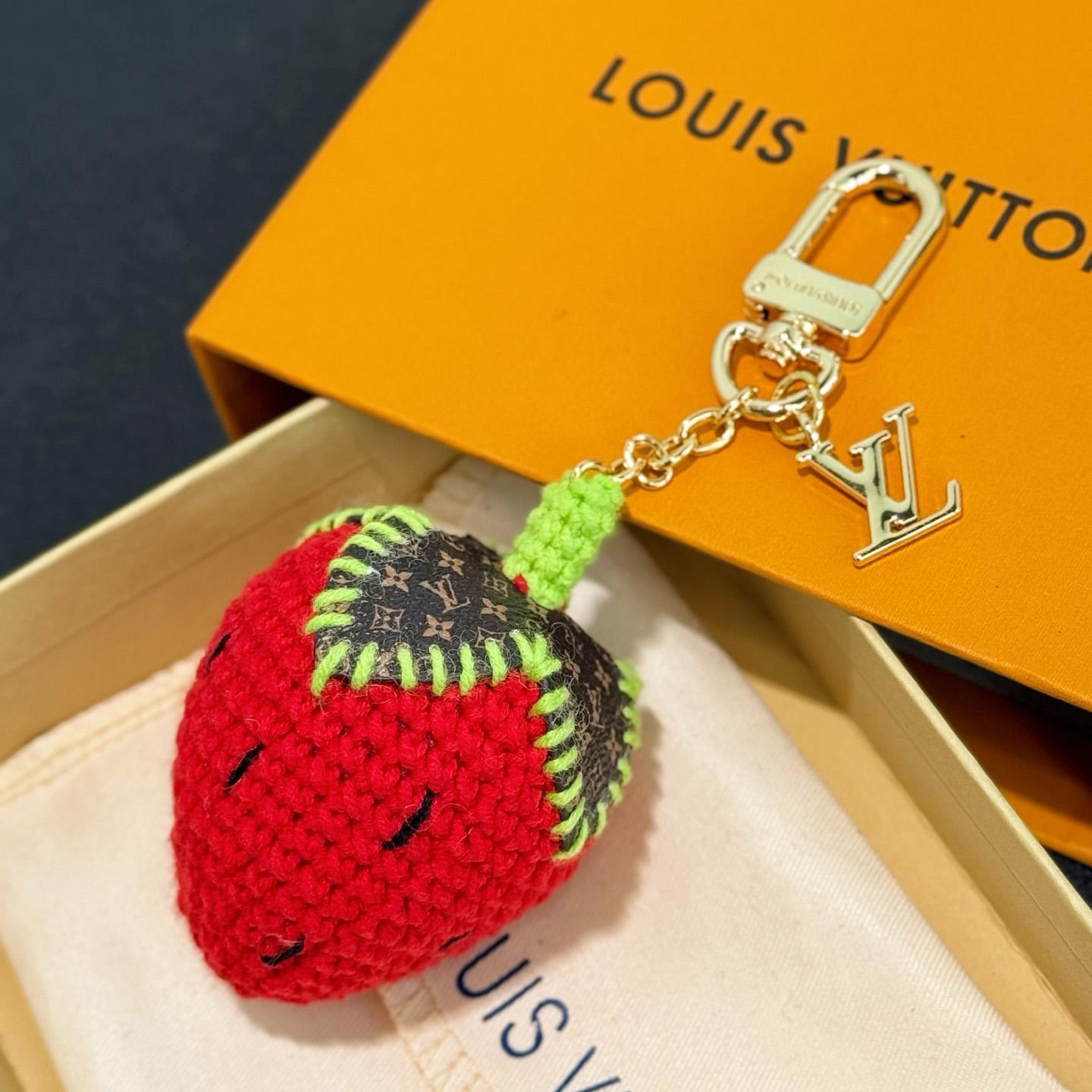 Louis Vuitton Berrylicious Crochet Bag Charm   M02583 - DopestKickz