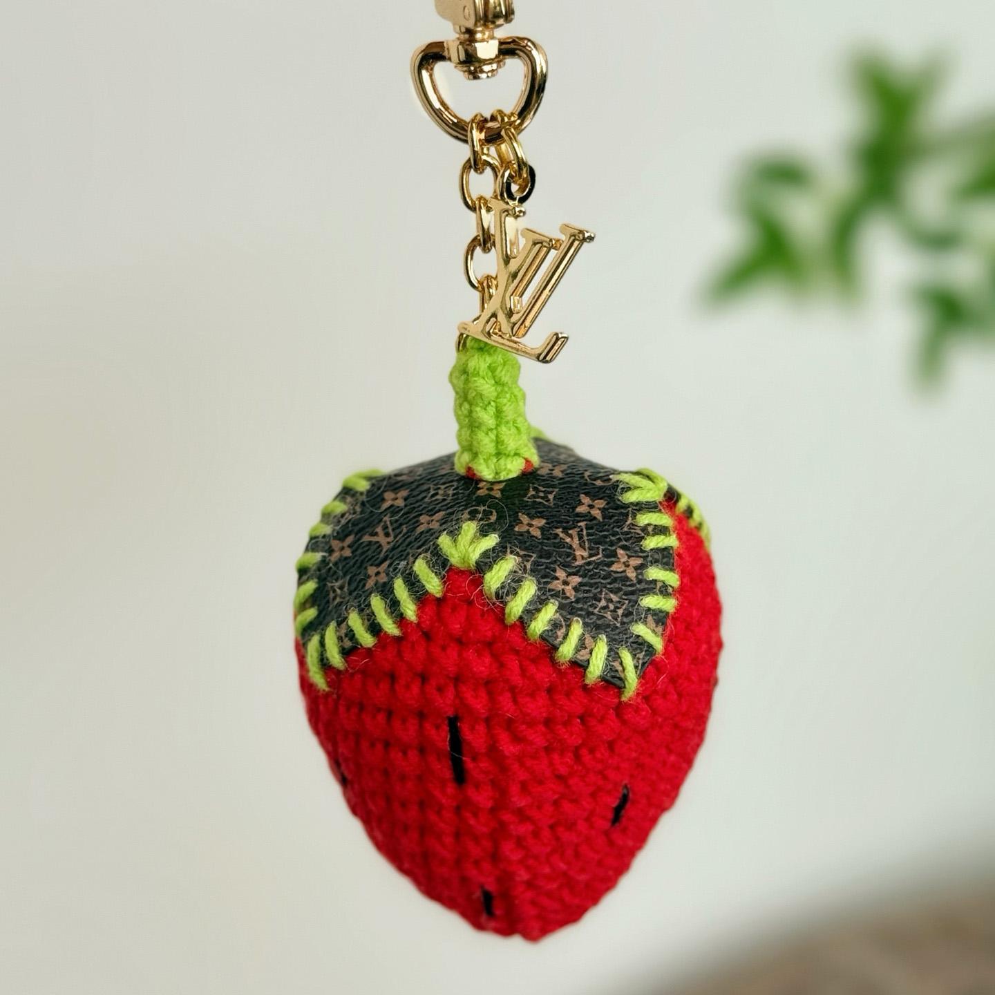 Louis Vuitton Berrylicious Crochet Bag Charm   M02583 - DopestKickz