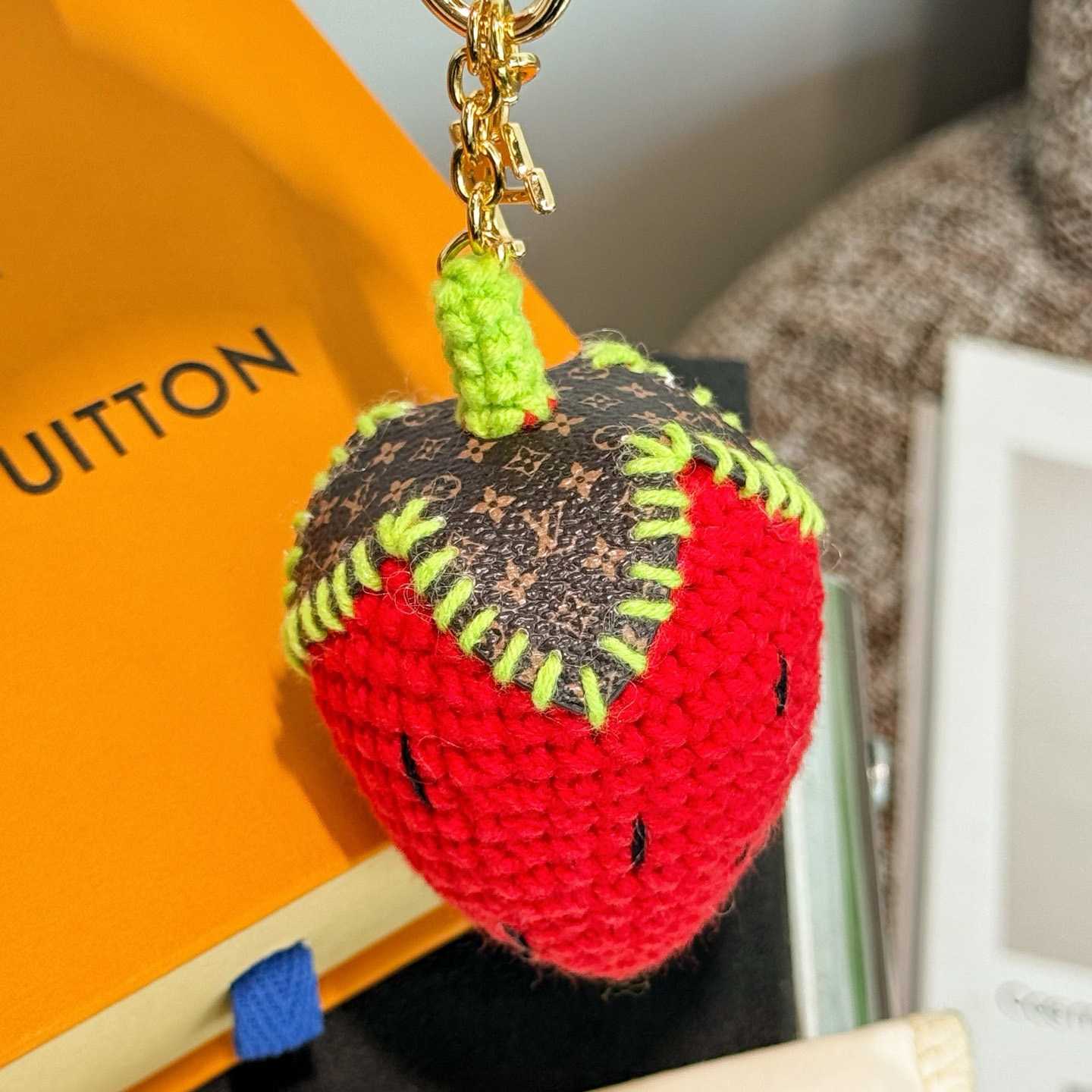 Louis Vuitton Berrylicious Crochet Bag Charm   M02583 - DopestKickz