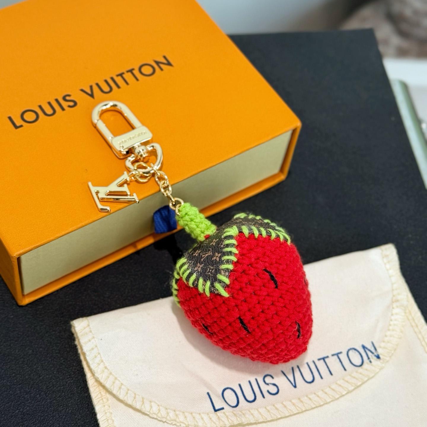 Louis Vuitton Berrylicious Crochet Bag Charm   M02583 - DopestKickz