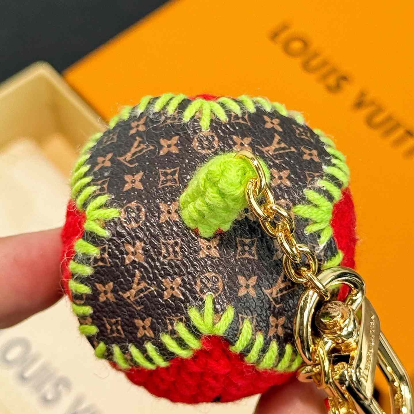 Louis Vuitton Berrylicious Crochet Bag Charm   M02583 - DopestKickz
