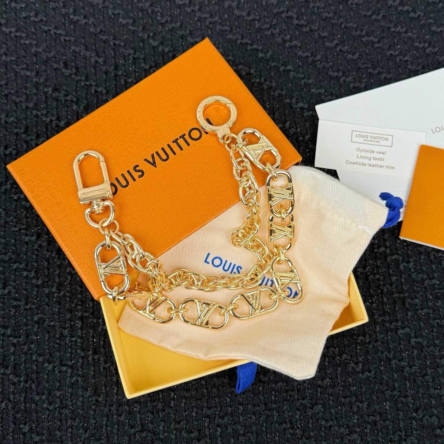 Louis Vuitton LV Flower Links Chain Belt   M03687 - DopestKickz