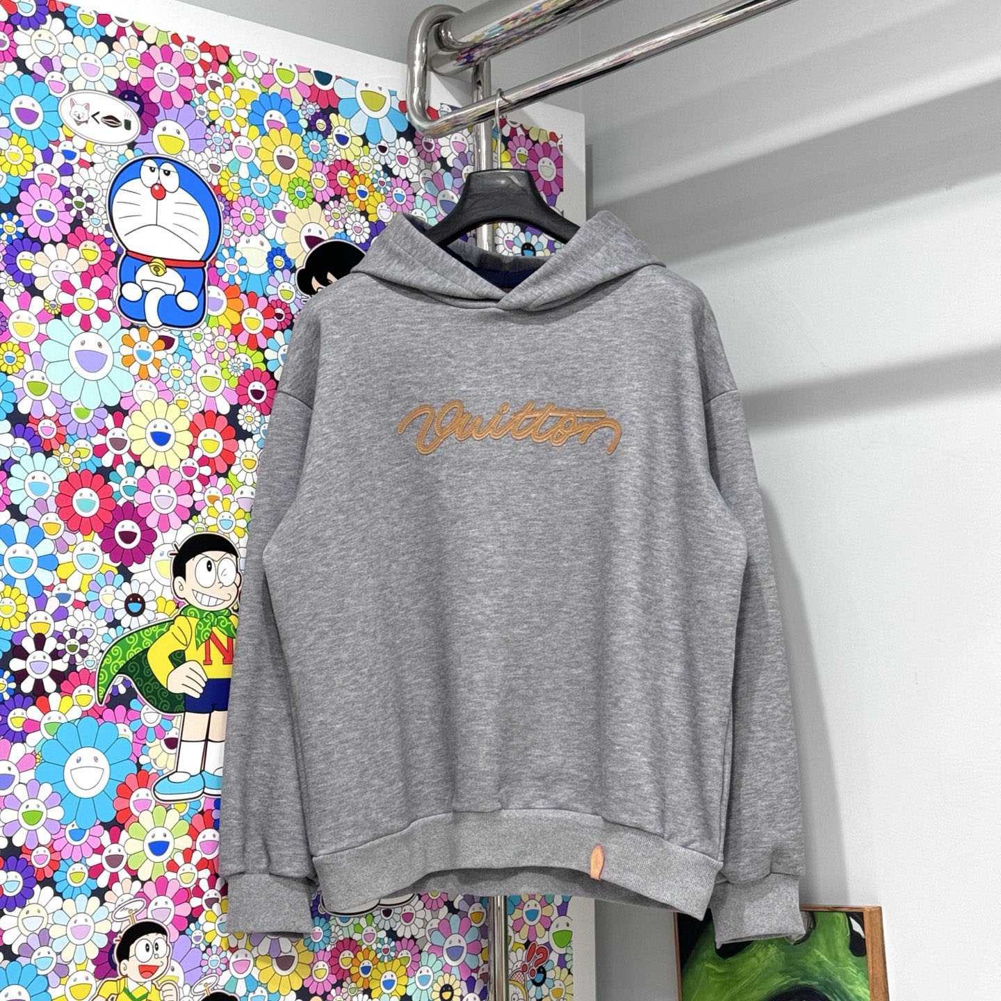 Louis Vuitton Signature Double Face Cashmere Hoodie   1AJSNW - DopestKickz