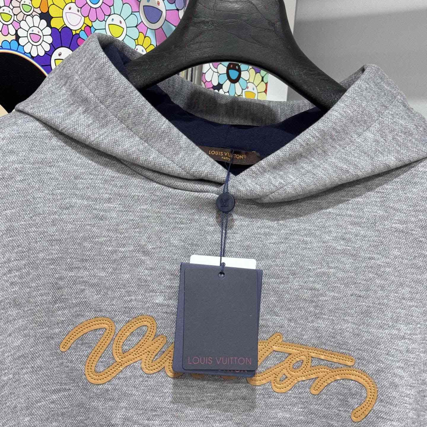 Louis Vuitton Signature Double Face Cashmere Hoodie   1AJSNW - DopestKickz