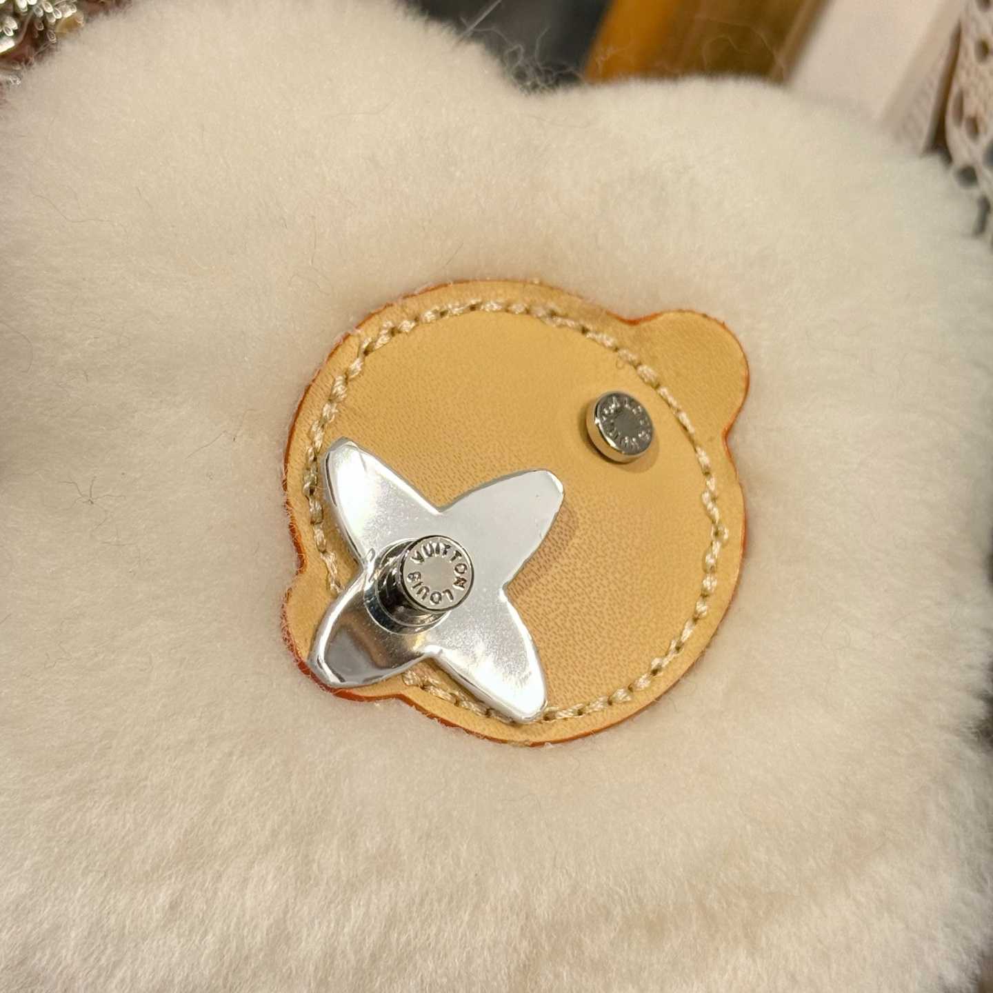 Louis Vuitton Vivienne Shearling Bag Charm  M03455 - DopestKickz