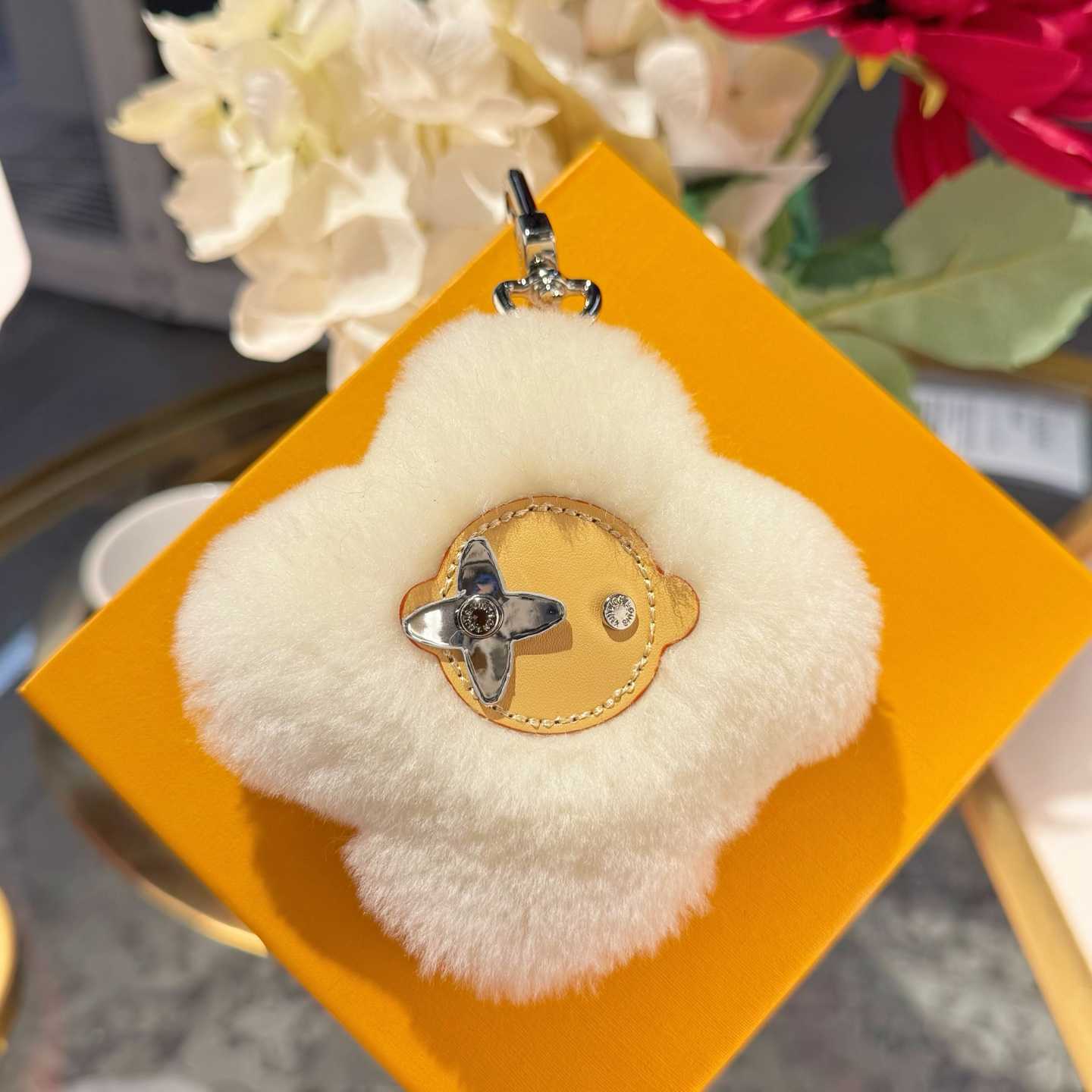 Louis Vuitton Vivienne Shearling Bag Charm  M03455 - DopestKickz
