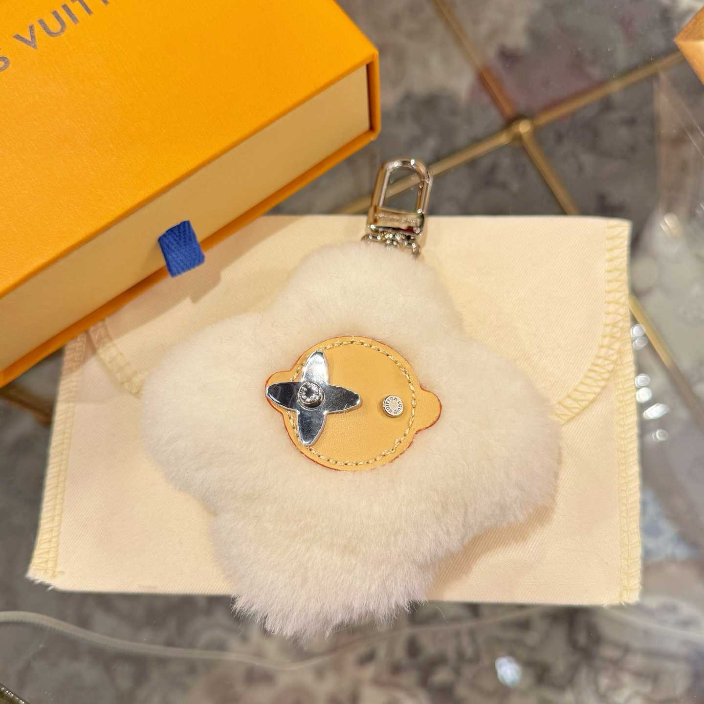 Louis Vuitton Vivienne Shearling Bag Charm  M03455 - DopestKickz