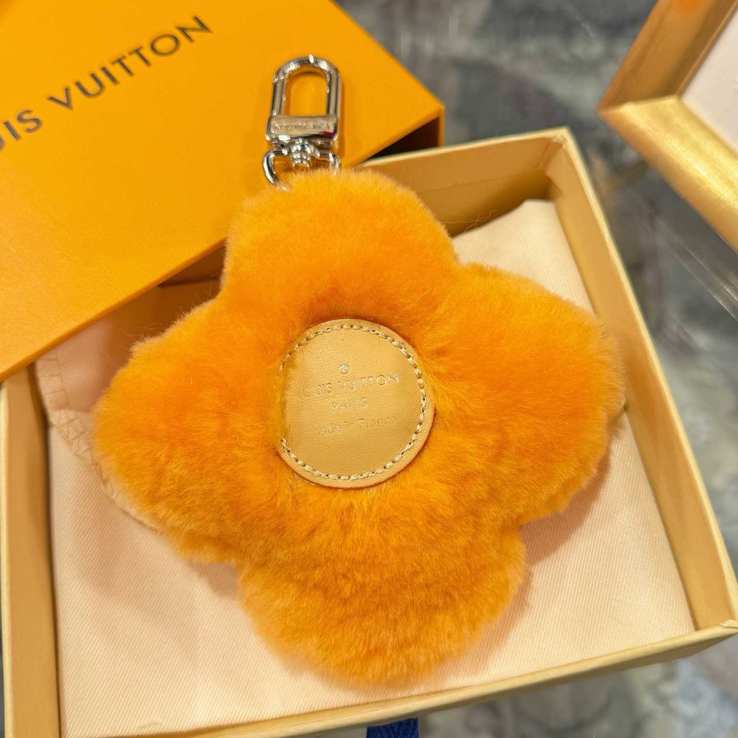 Louis Vuitton Vivienne Shearling Bag Charm   - DopestKickz