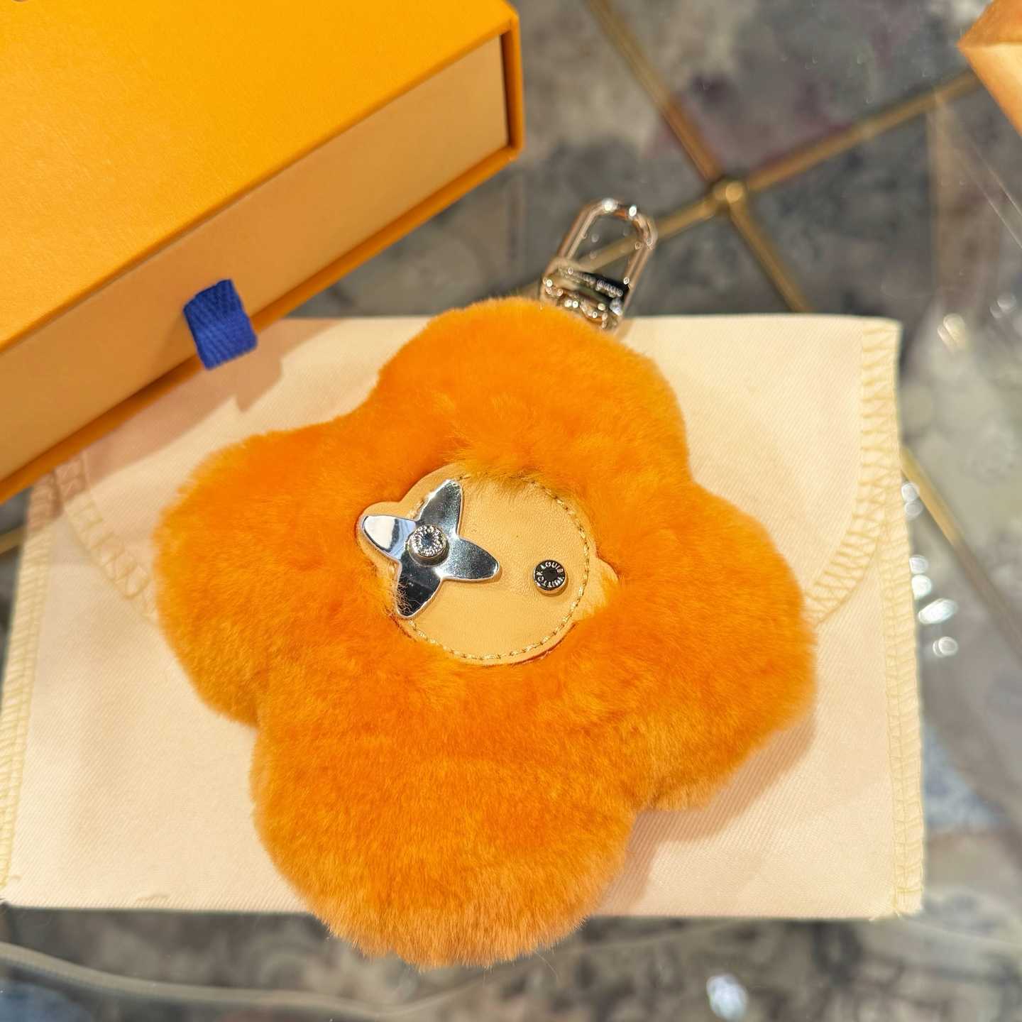 Louis Vuitton Vivienne Shearling Bag Charm   - DopestKickz