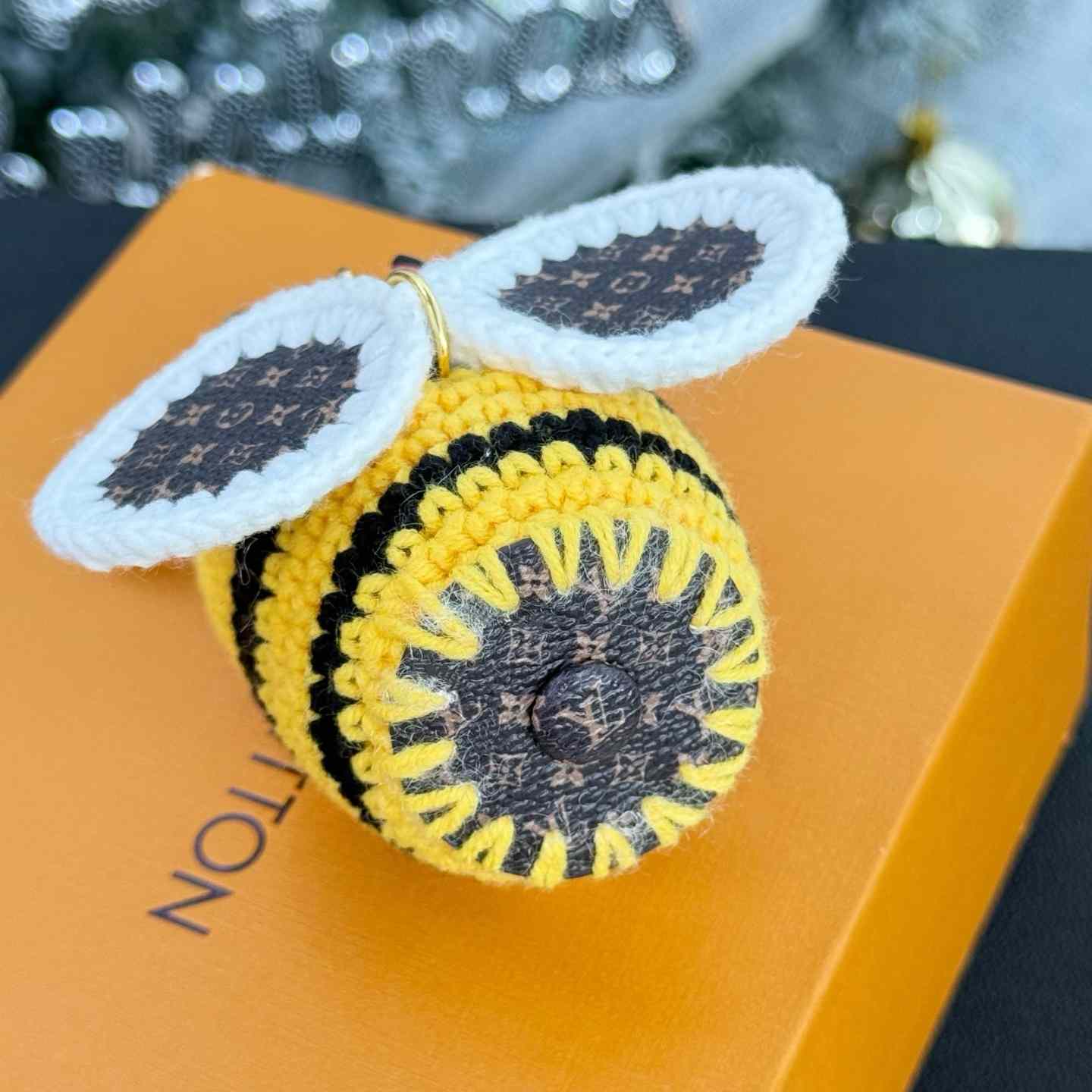 Louis Vuitton Bee LV Crochet Bag Charm   M02585 - DopestKickz