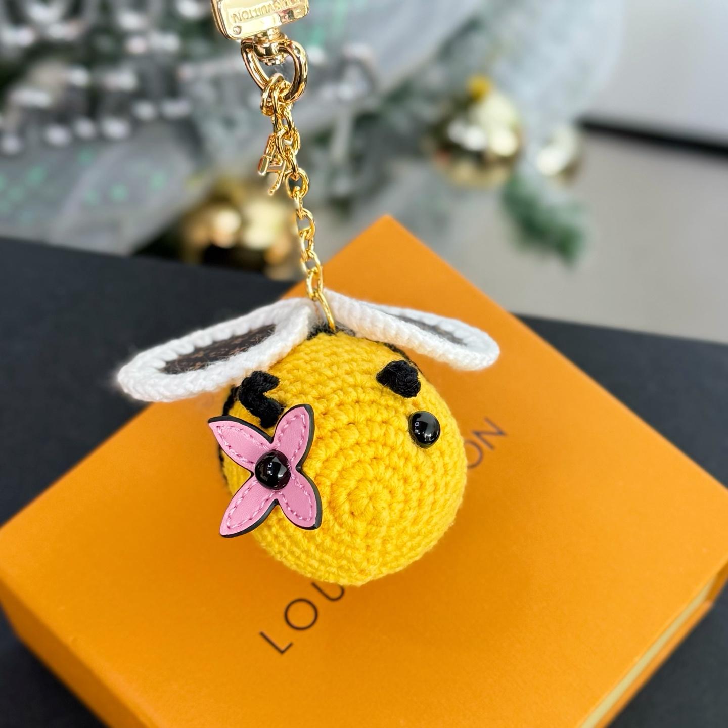 Louis Vuitton Bee LV Crochet Bag Charm   M02585 - DopestKickz