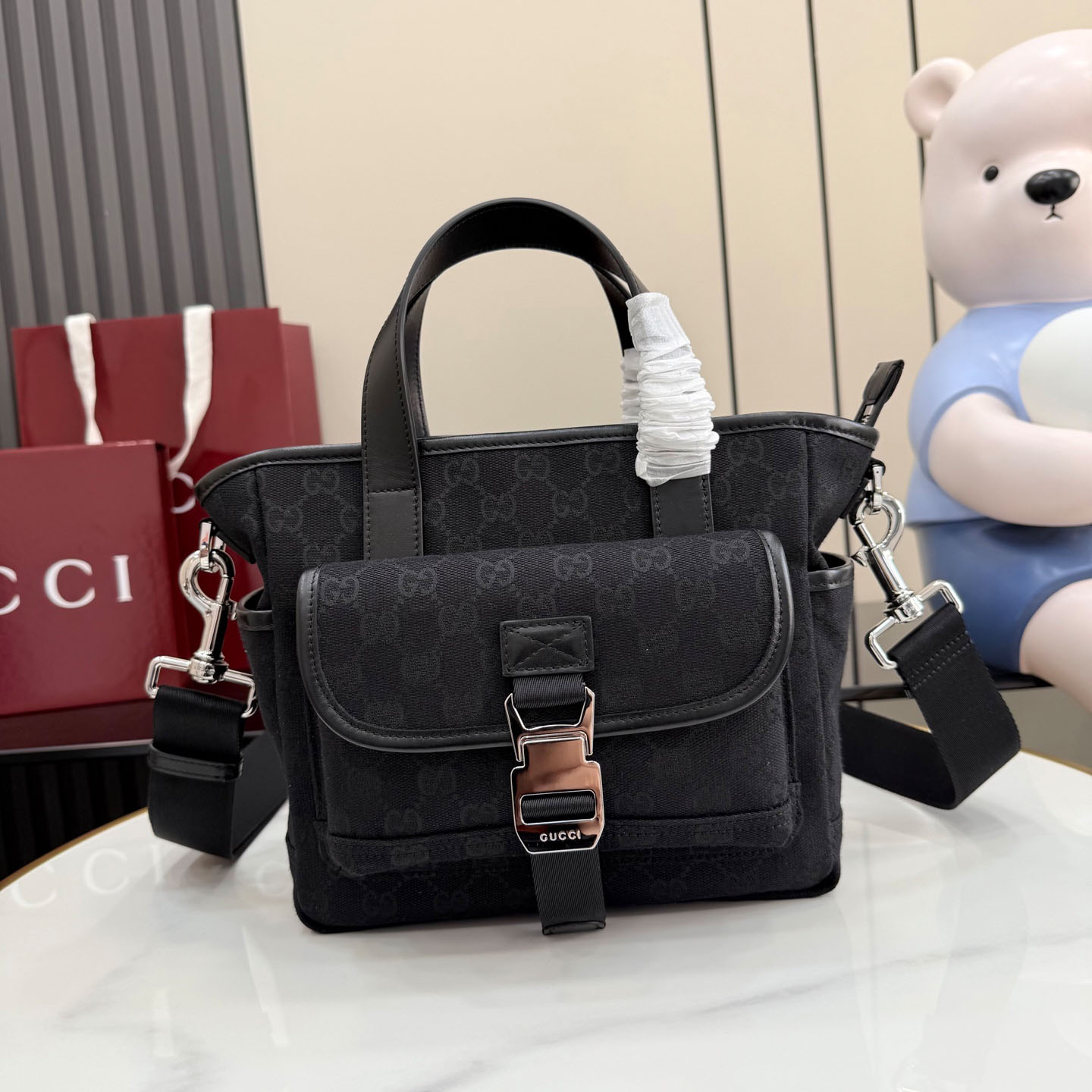 Gucci GG Canvas Small Tote Bag 854743 - DopestKickz