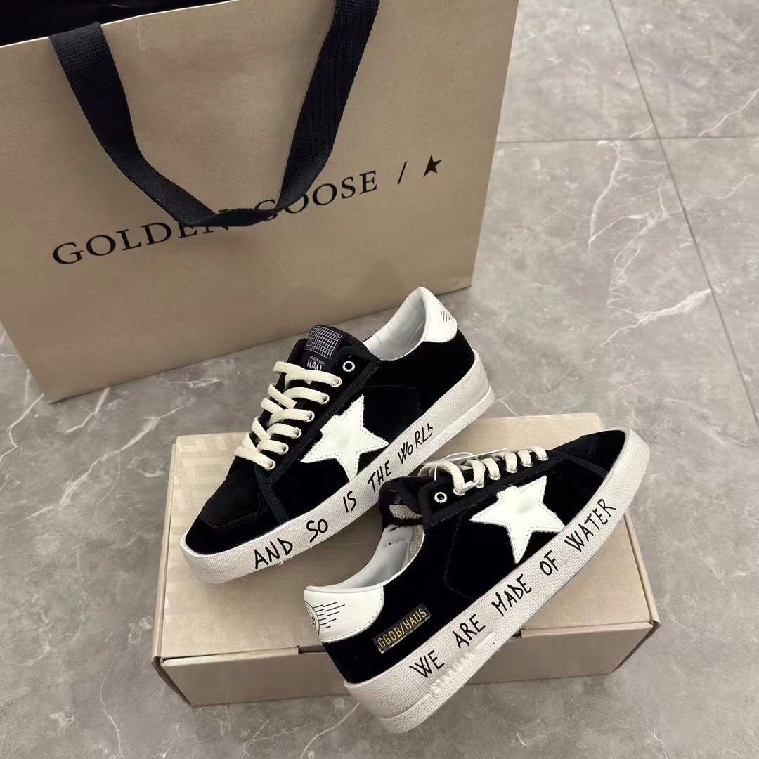Golden Goose Exclusive Haus Of Dreamers Stardan in Velvet | White x Black - DopestKickz