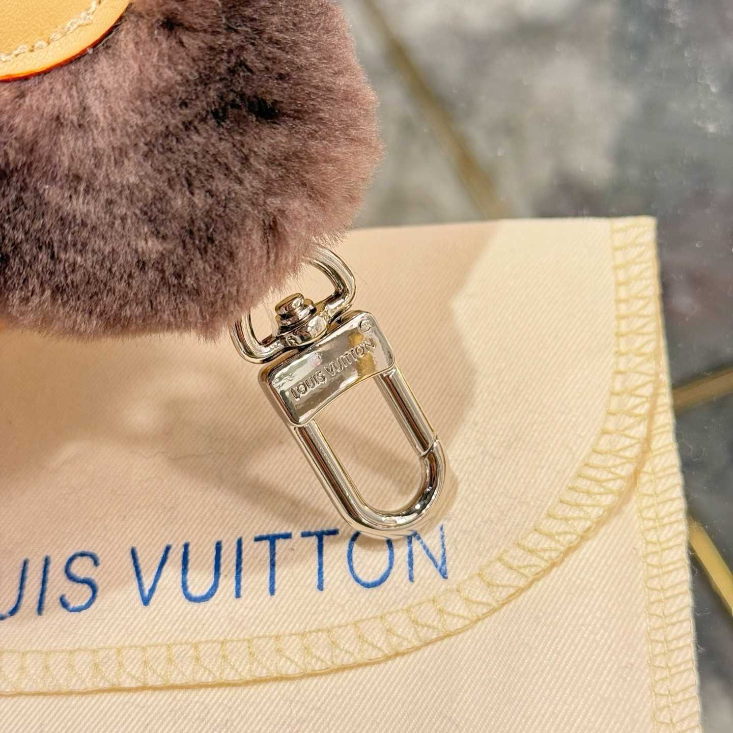 Louis Vuitton Vivienne Shearling Bag Charm   - DopestKickz