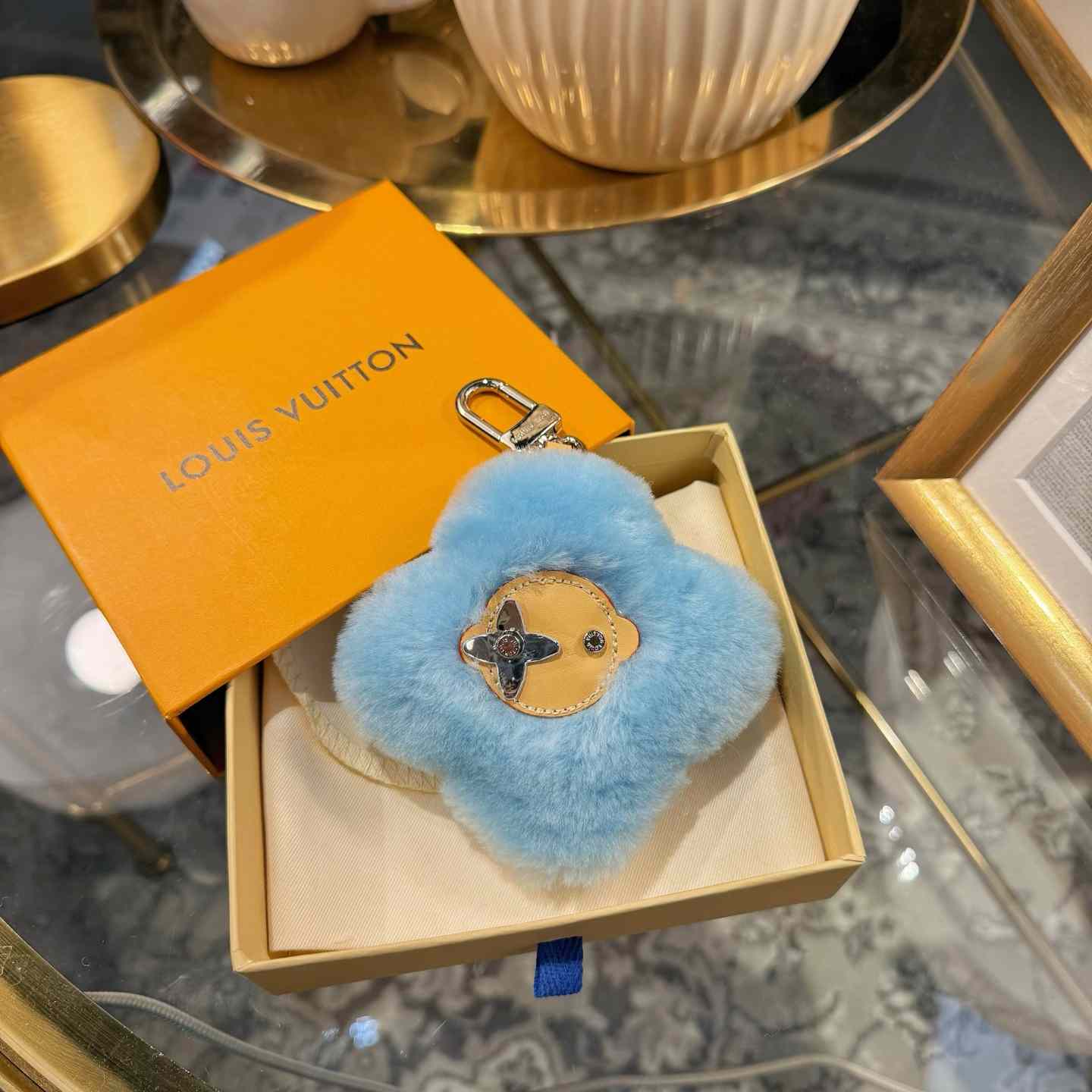 Louis Vuitton Vivienne Shearling Bag Charm   - DopestKickz