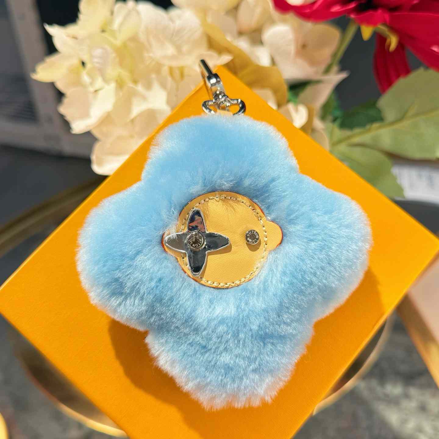 Louis Vuitton Vivienne Shearling Bag Charm   - DopestKickz