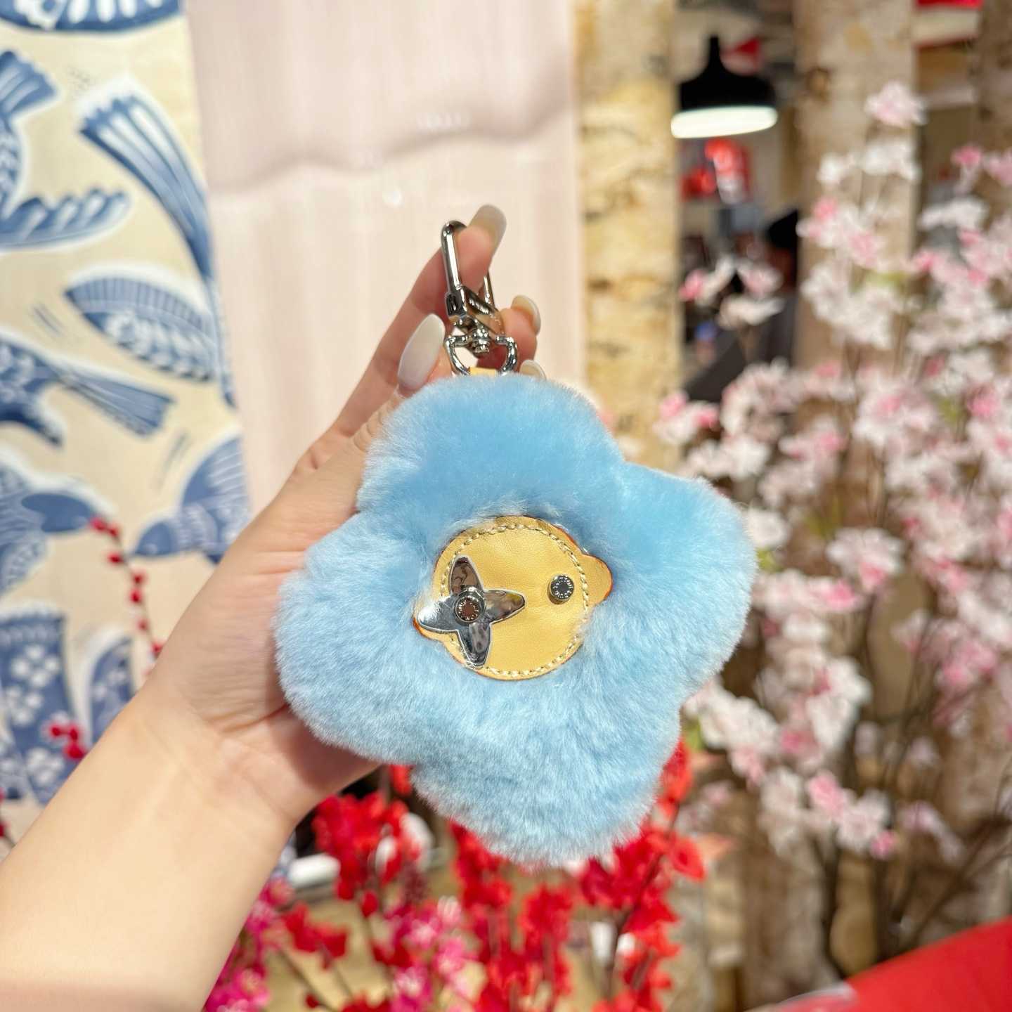 Louis Vuitton Vivienne Shearling Bag Charm   - DopestKickz