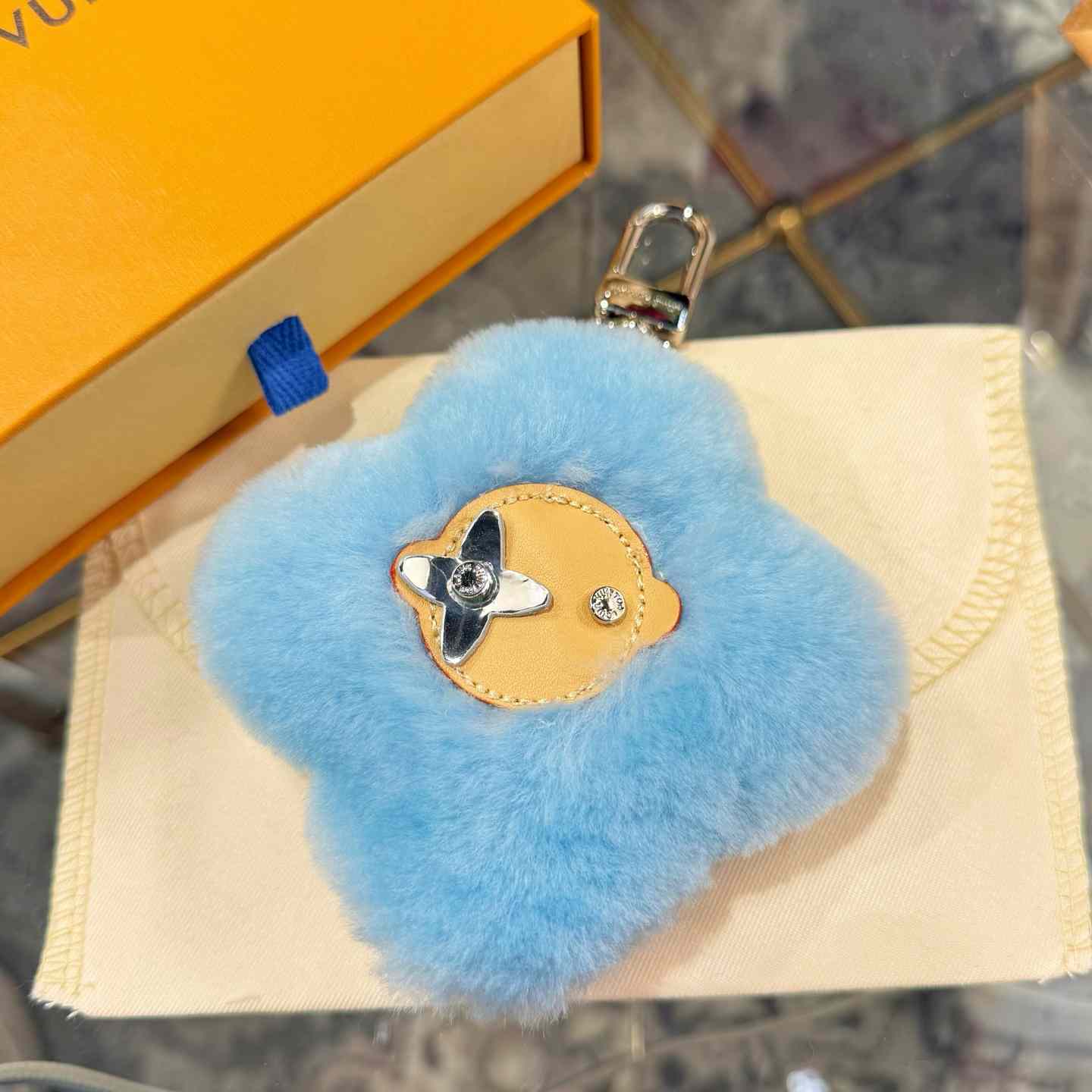 Louis Vuitton Vivienne Shearling Bag Charm   - DopestKickz