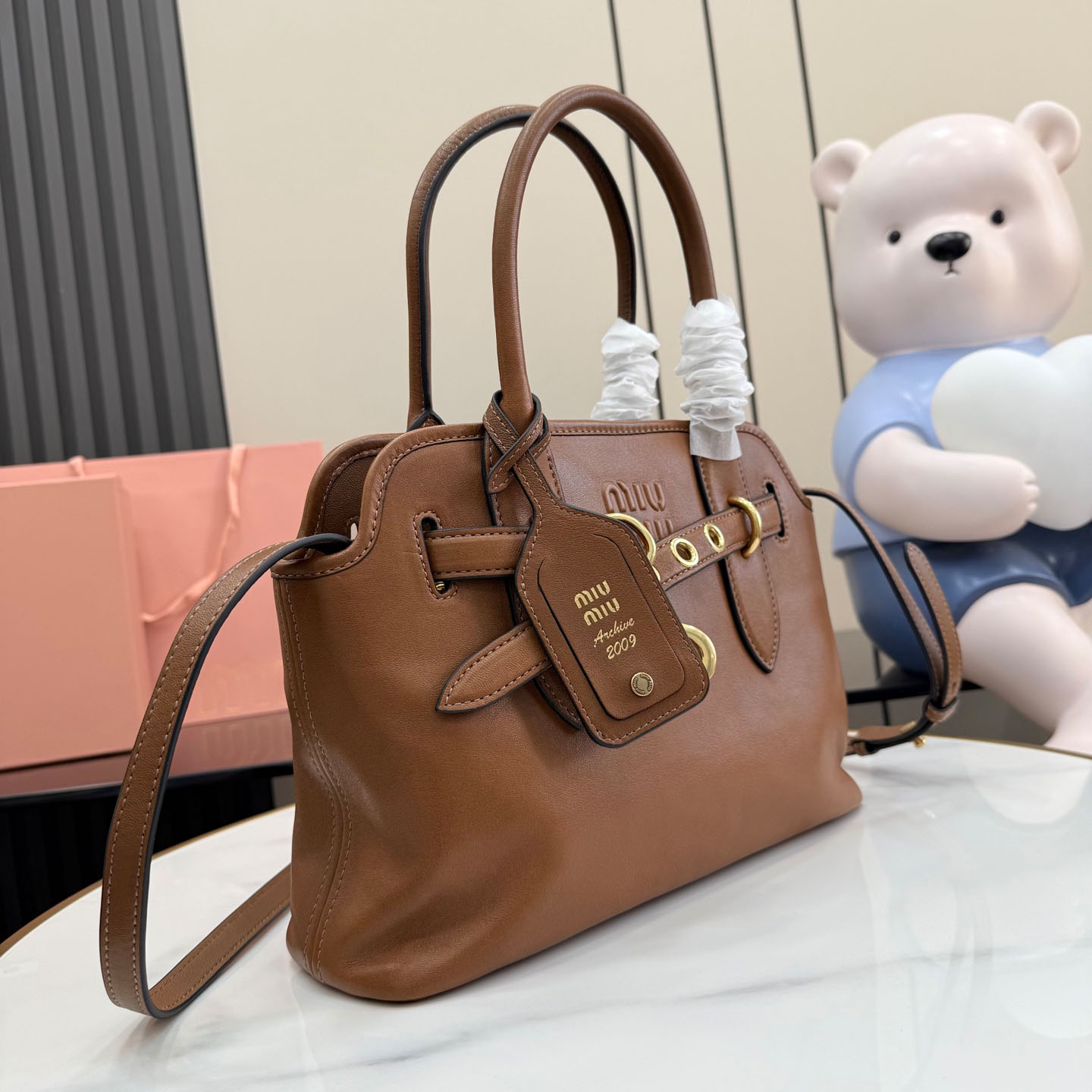 Miu Miu Aventure Nappa Leather Bag 5BA292 - DopestKickz