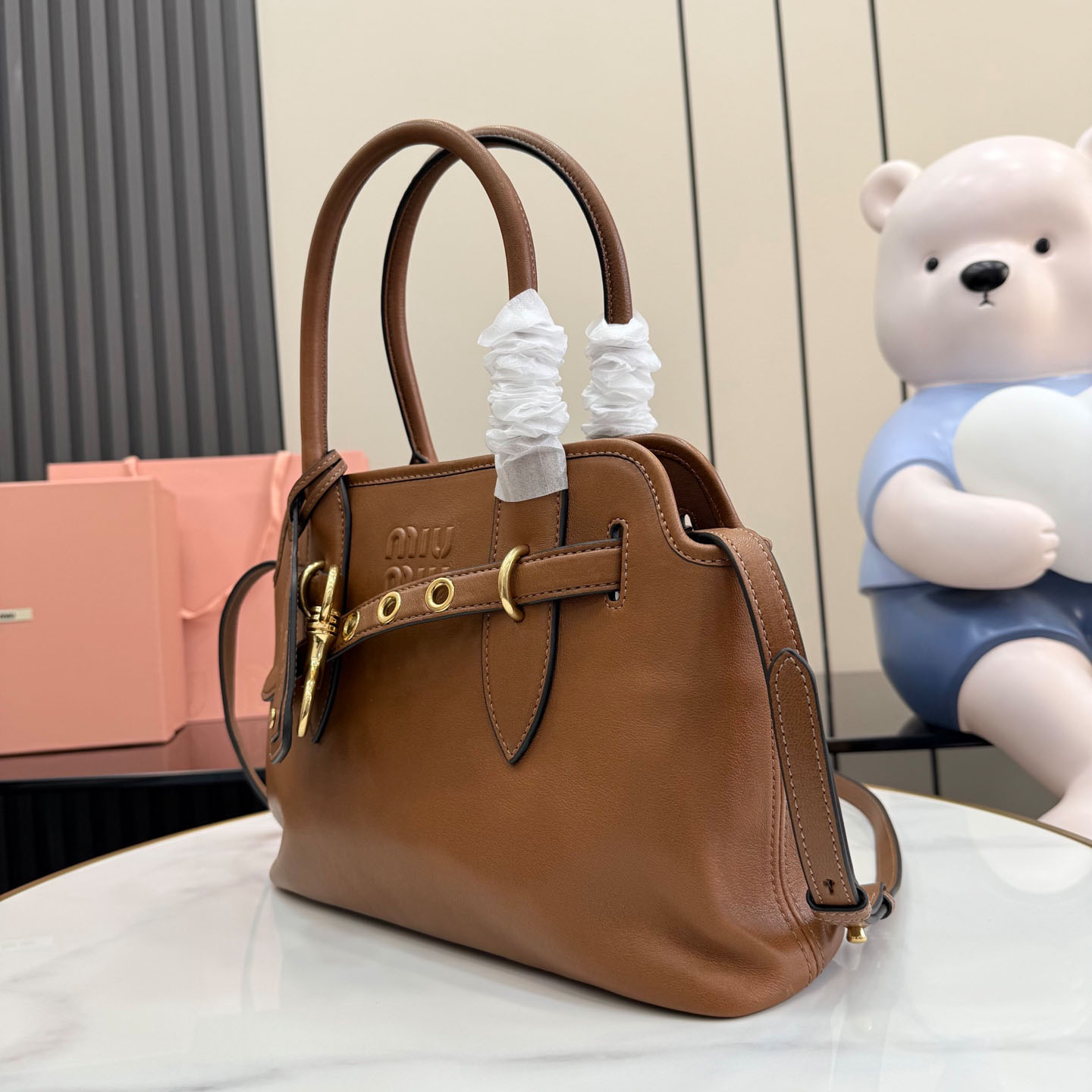 Miu Miu Aventure Nappa Leather Bag 5BA292 - DopestKickz