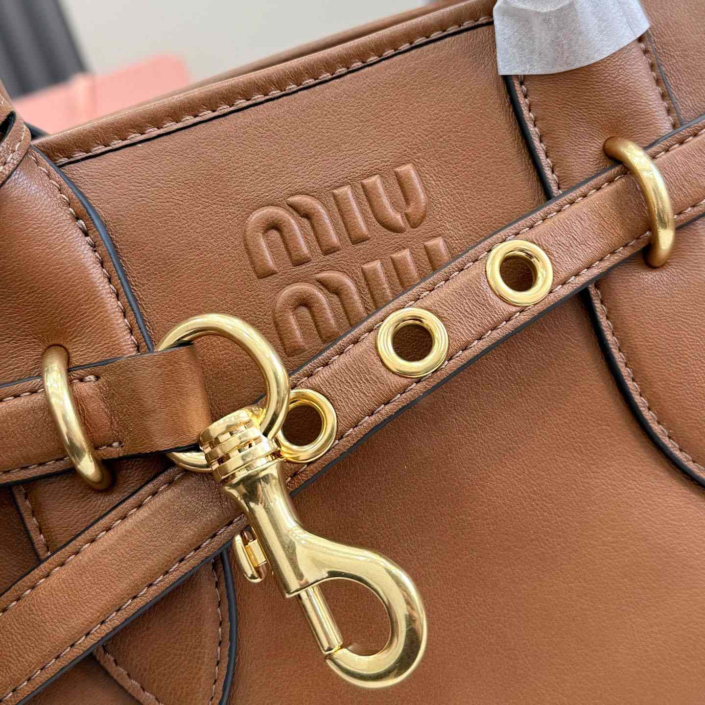 Miu Miu Aventure Nappa Leather Bag 5BA292 - DopestKickz