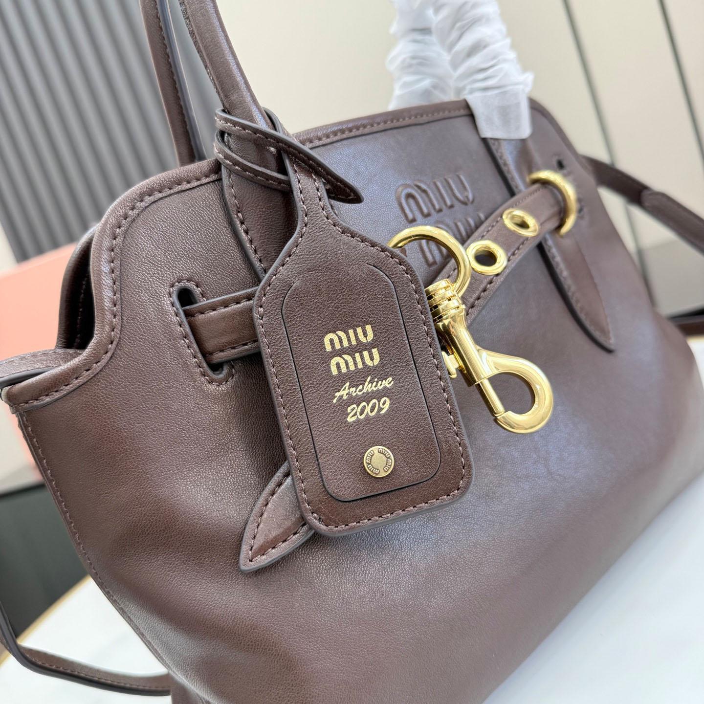 Miu Miu Aventure Nappa Leather Bag 5BA292 - DopestKickz