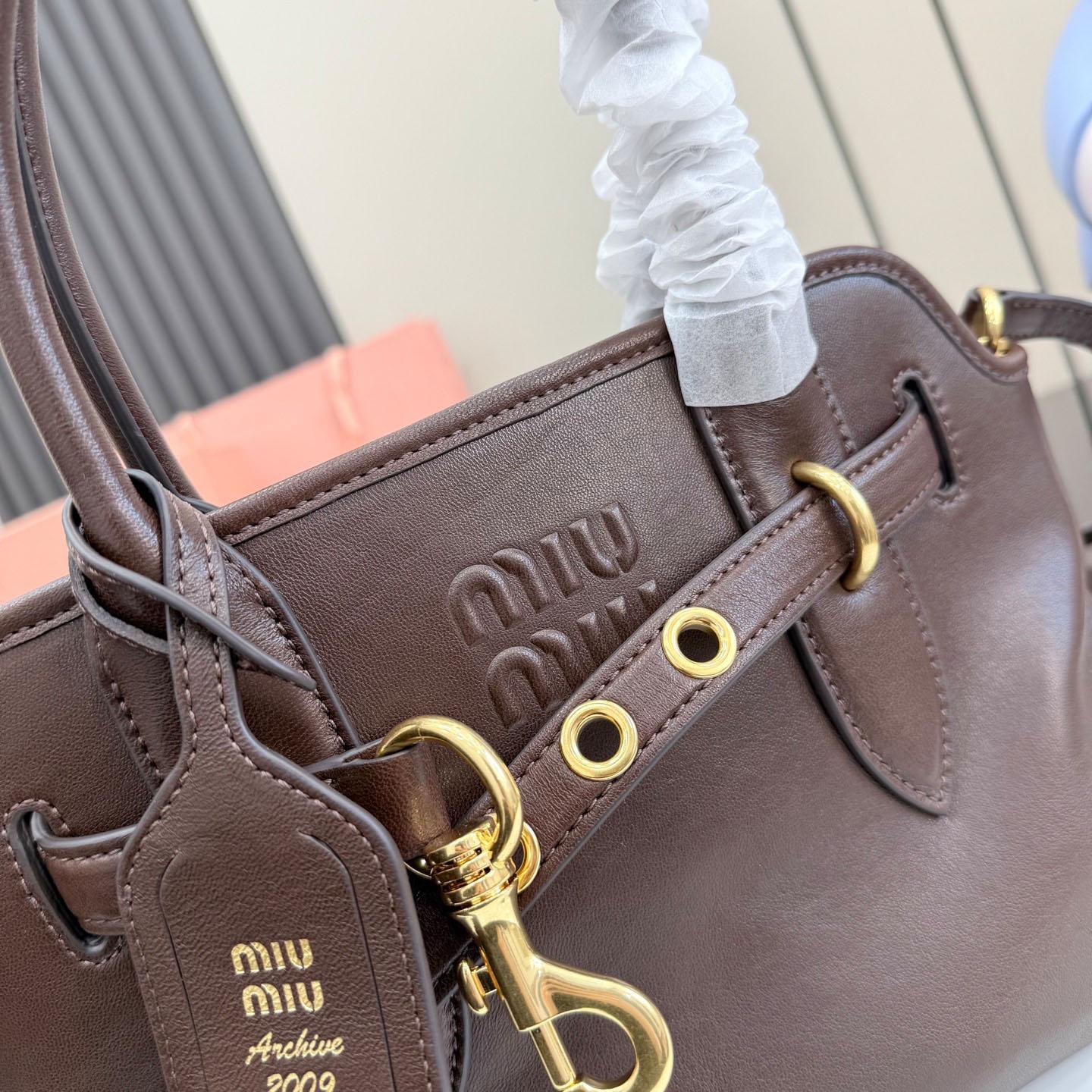 Miu Miu Aventure Nappa Leather Bag 5BA292 - DopestKickz