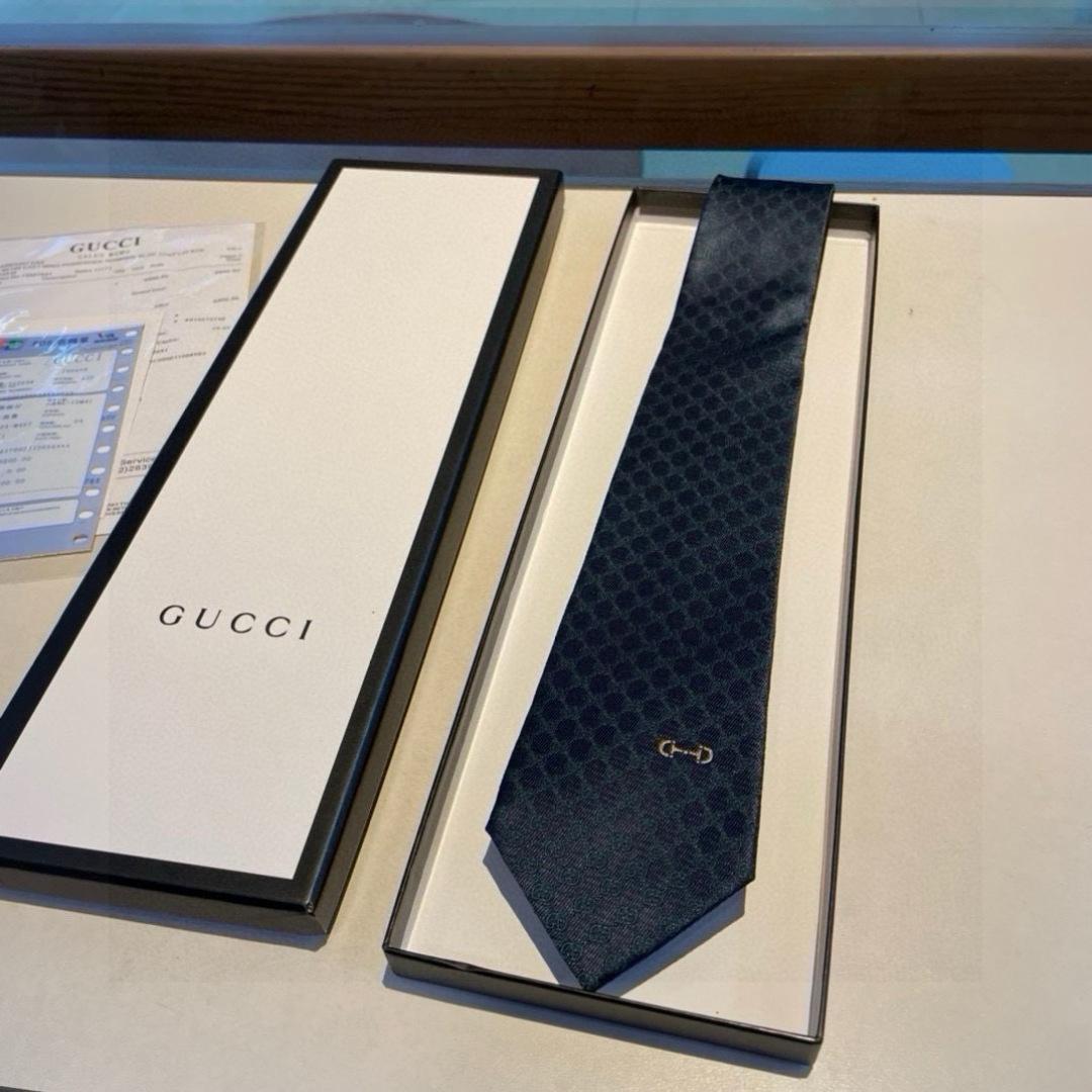 Gucci GG Silk Jacquard Tie - DopestKickz