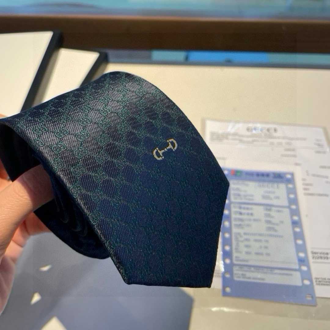Gucci GG Silk Jacquard Tie - DopestKickz