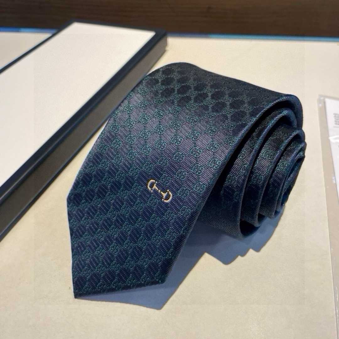 Gucci GG Silk Jacquard Tie - DopestKickz
