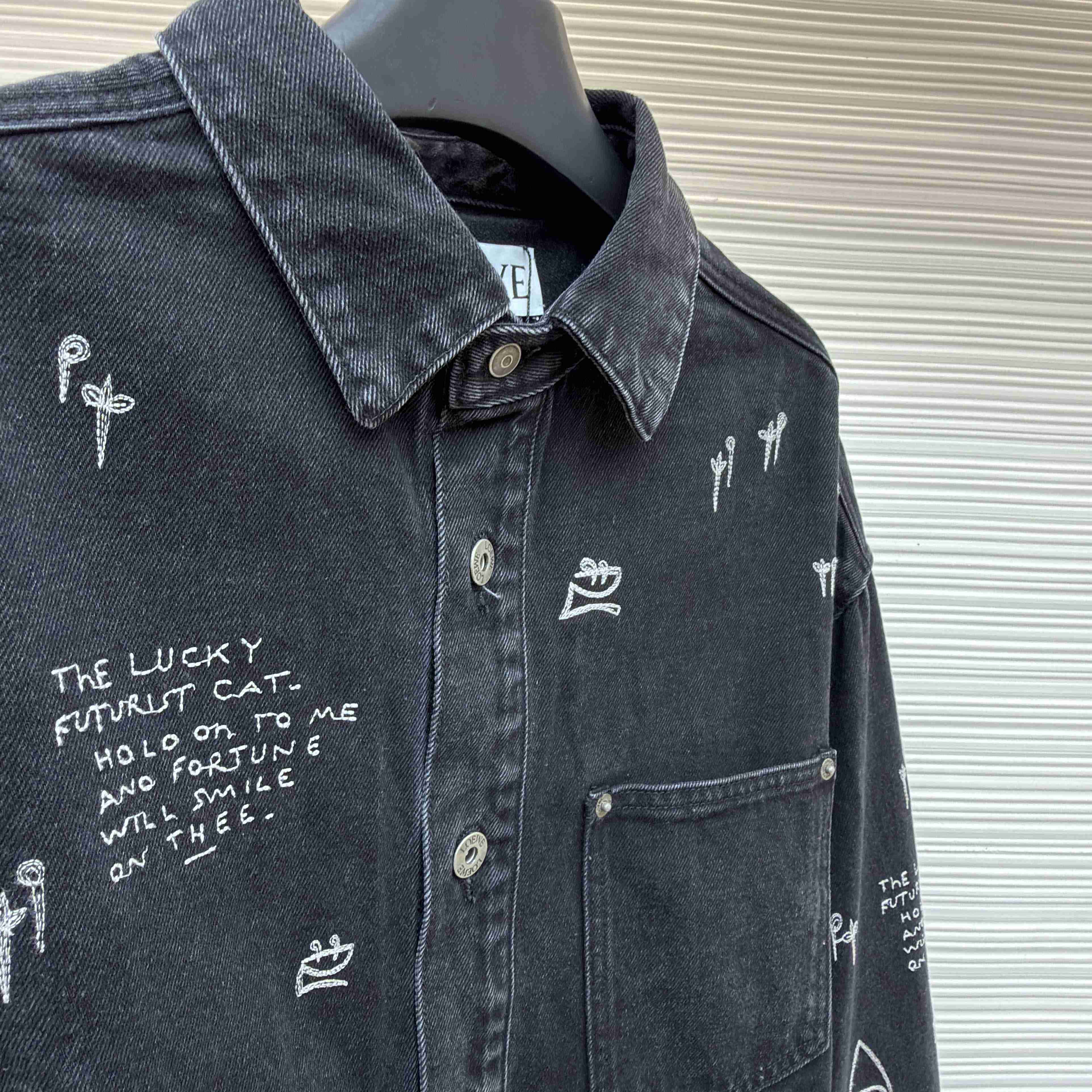 Loewe Overshirt In Denim - DopestKickz