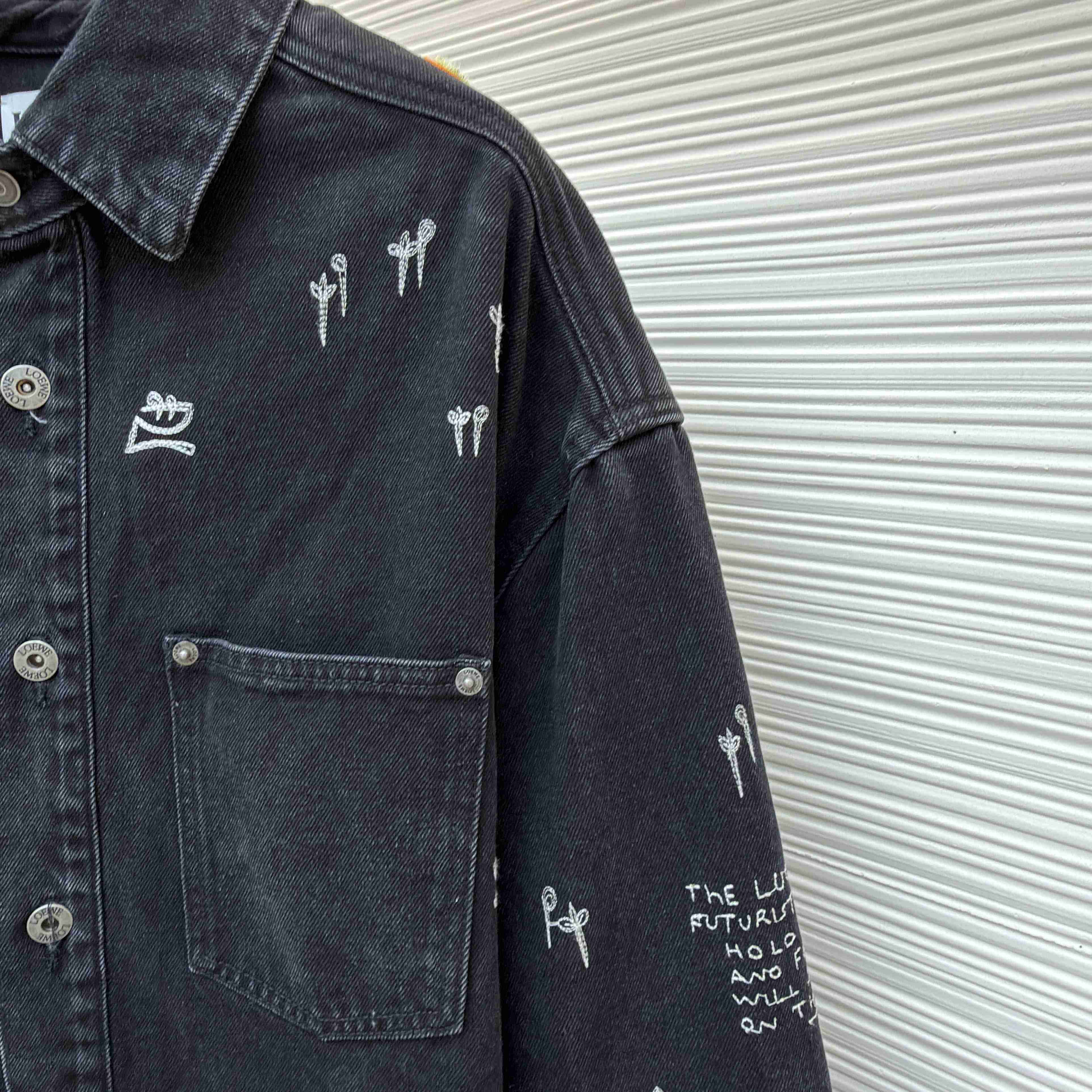 Loewe Overshirt In Denim - DopestKickz