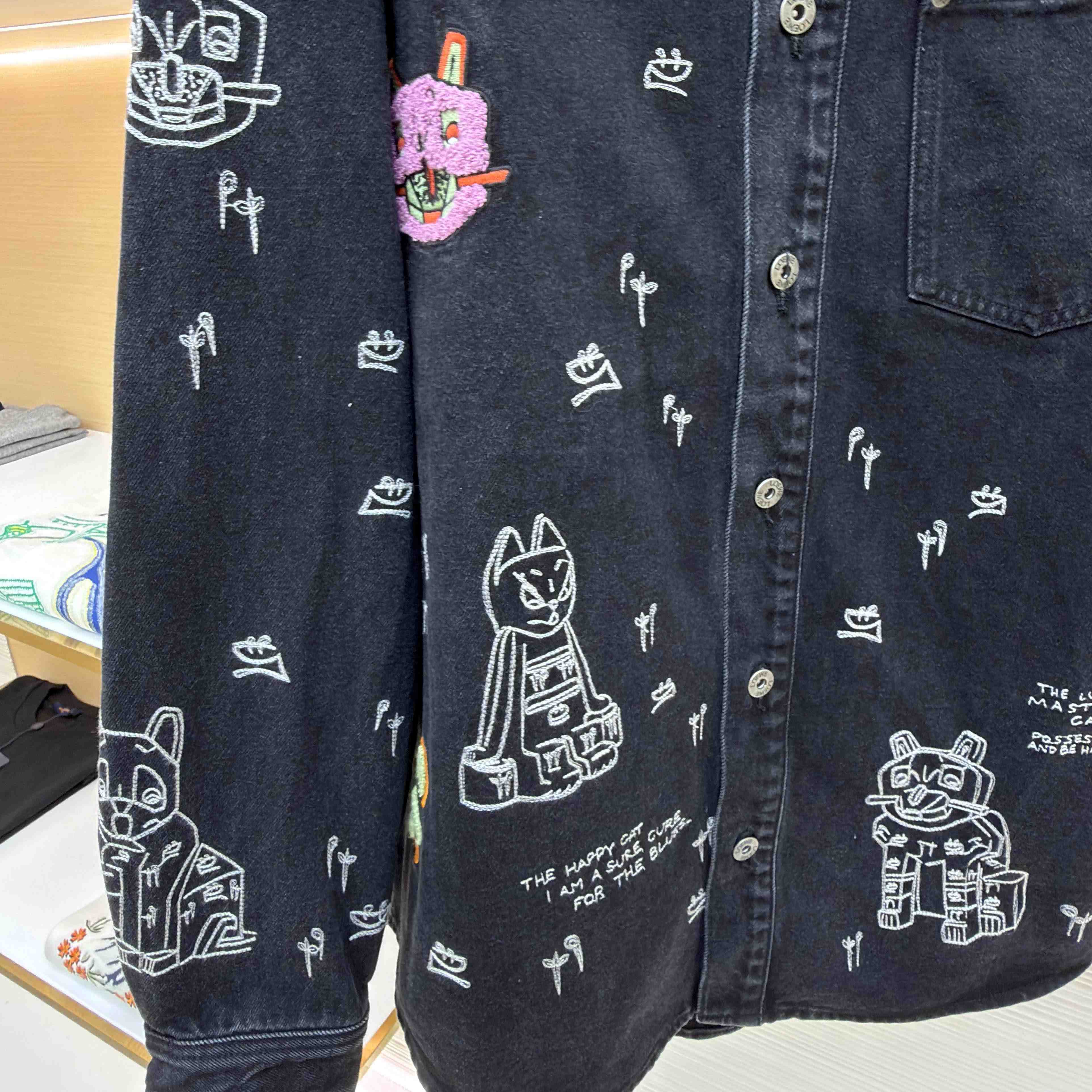 Loewe Overshirt In Denim - DopestKickz