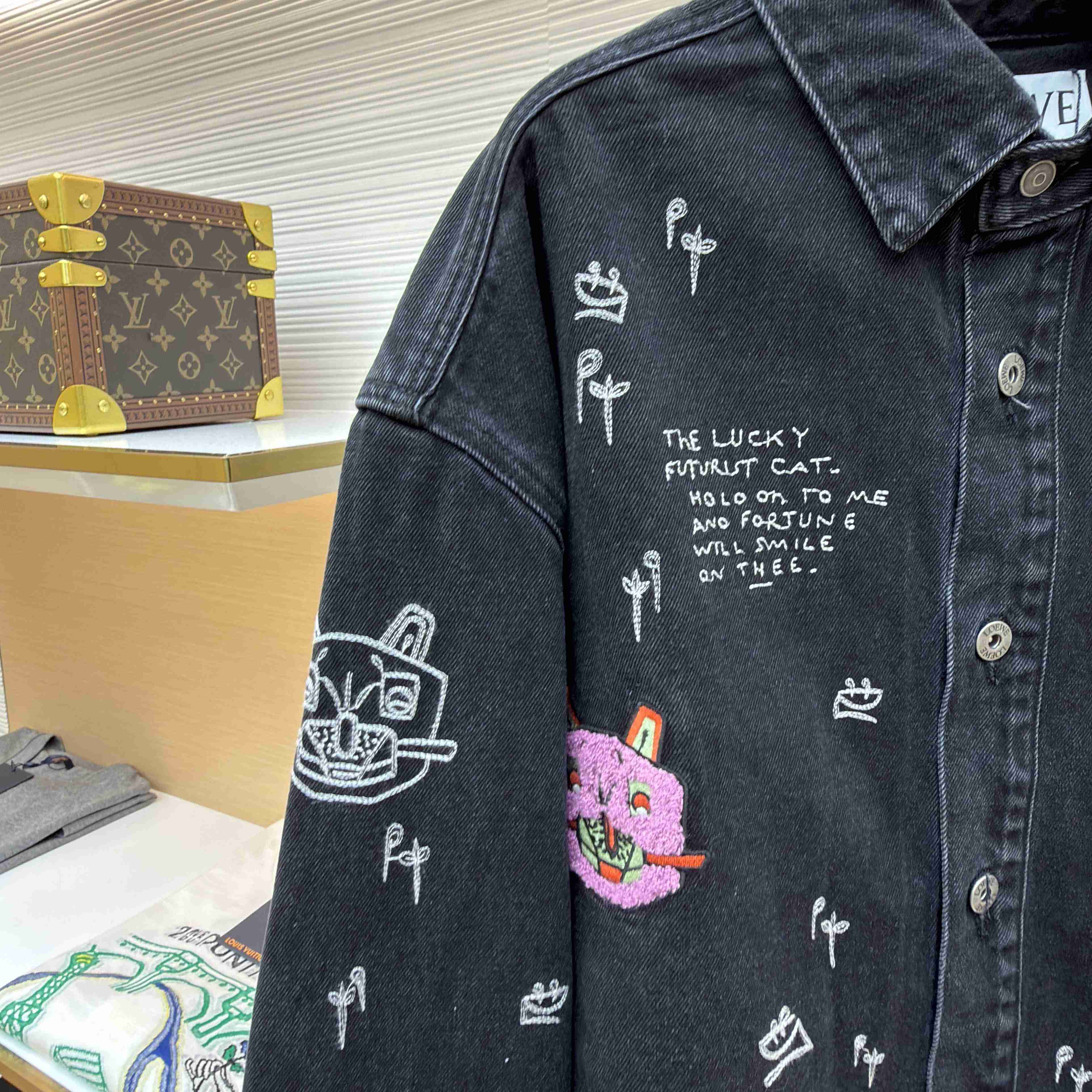 Loewe Overshirt In Denim - DopestKickz